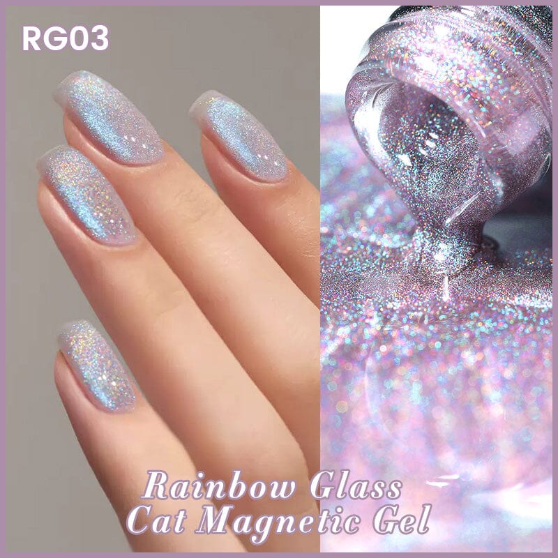 Born Pretty Cat Magnetic UV/LED gél lakk 10 ml - RG03