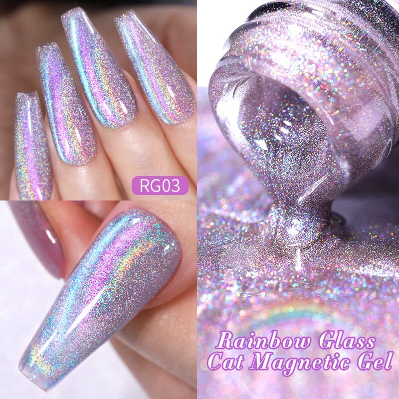 Born Pretty Cat Magnetic UV/LED gél lakk 10 ml - RG03