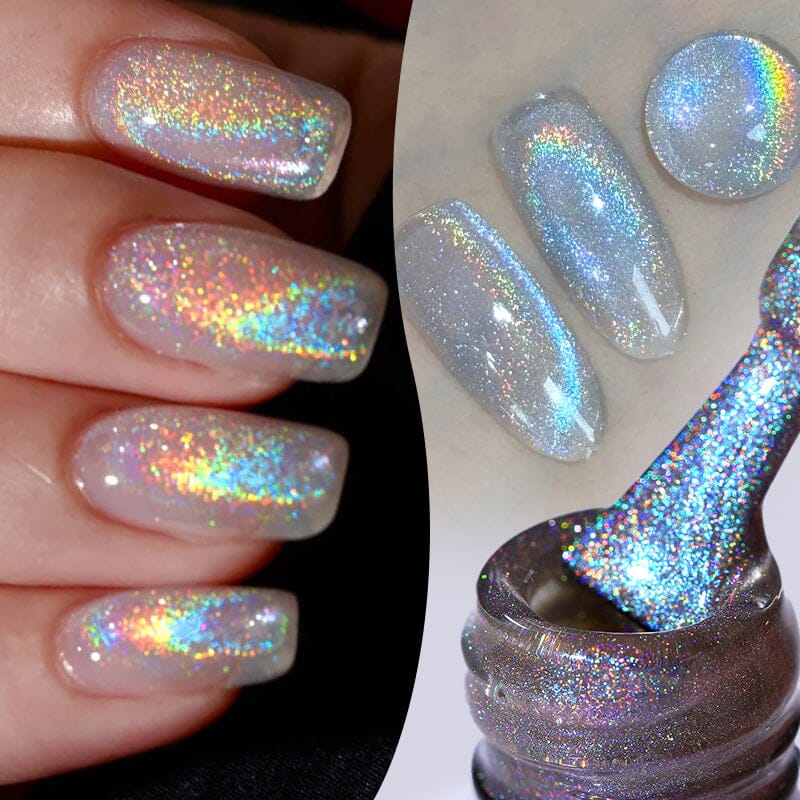 BORN PRETTY Rainbow Aurora Cat Magnetic UV/LED gél lakk 10 ml - RA03