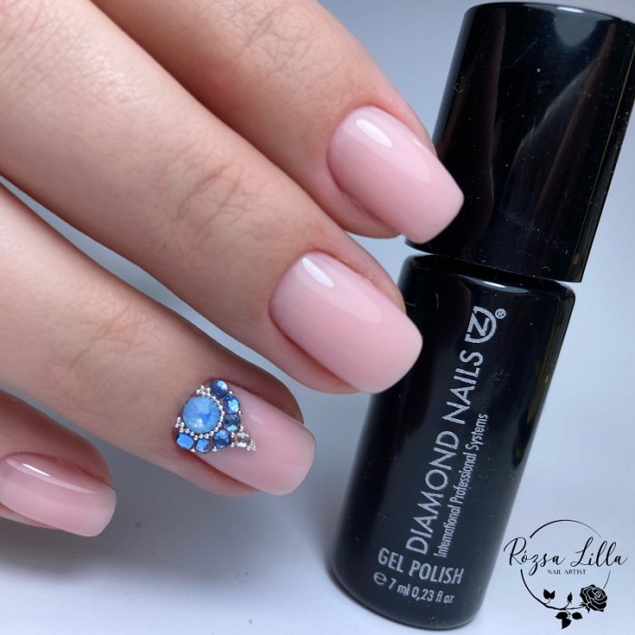 Diamond Nails Rubber Base - Honey Peach 7ml