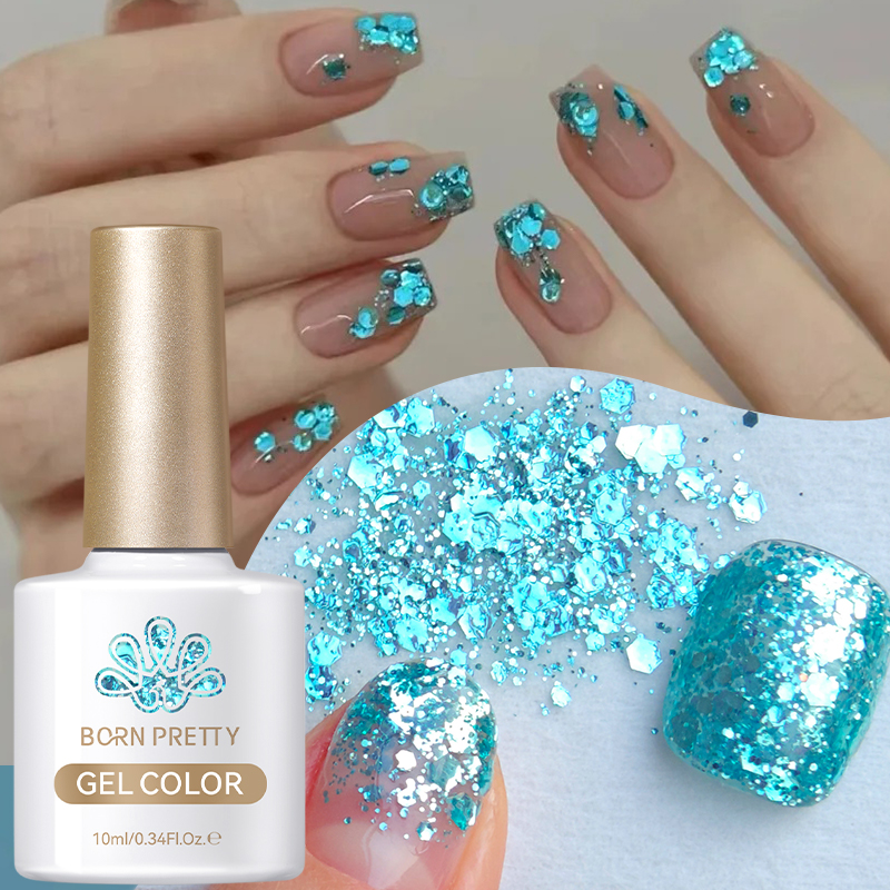 Born Pretty UV/LED gél lakk 10 ml - SG15 - Sea Salt