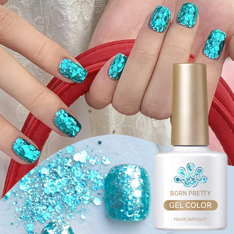 Born Pretty UV/LED gél lakk 10 ml - SG15 - Sea Salt
