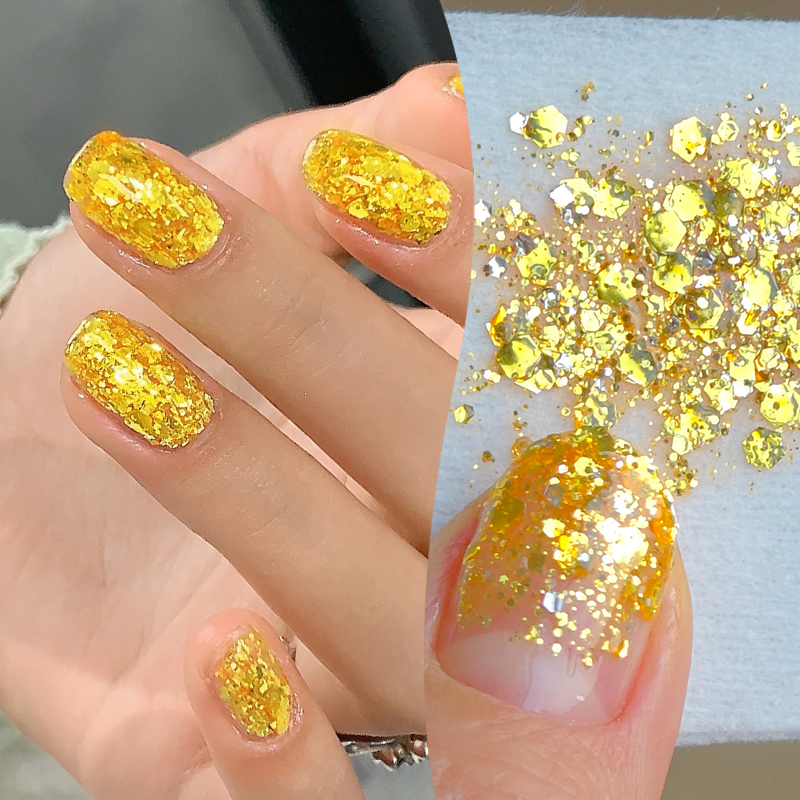 Born Pretty UV/LED gél lakk 10 ml - SG16 - Golden Star