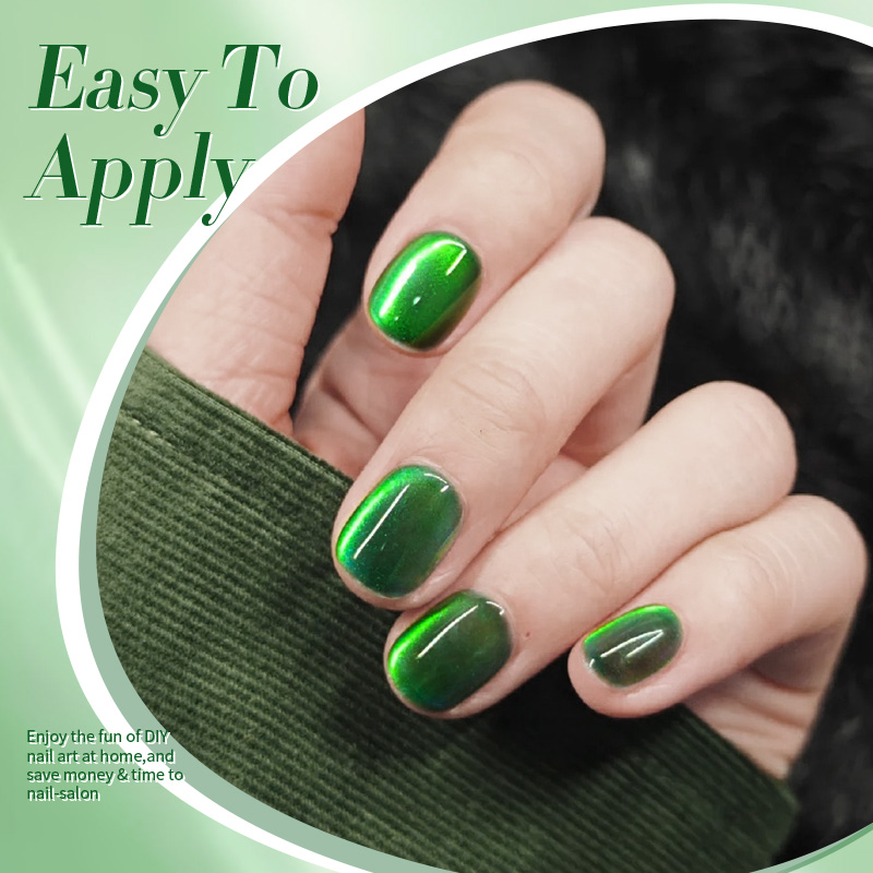 Born Pretty Cat Magnetic UV/LED gél lakk 10 ml - Fruit Basket - MY269 - Imperial Green