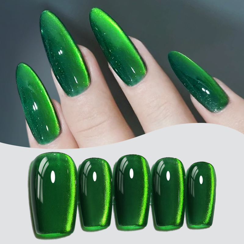 Born Pretty Cat Magnetic UV/LED gél lakk 10 ml - Fruit Basket - MY269 - Imperial Green