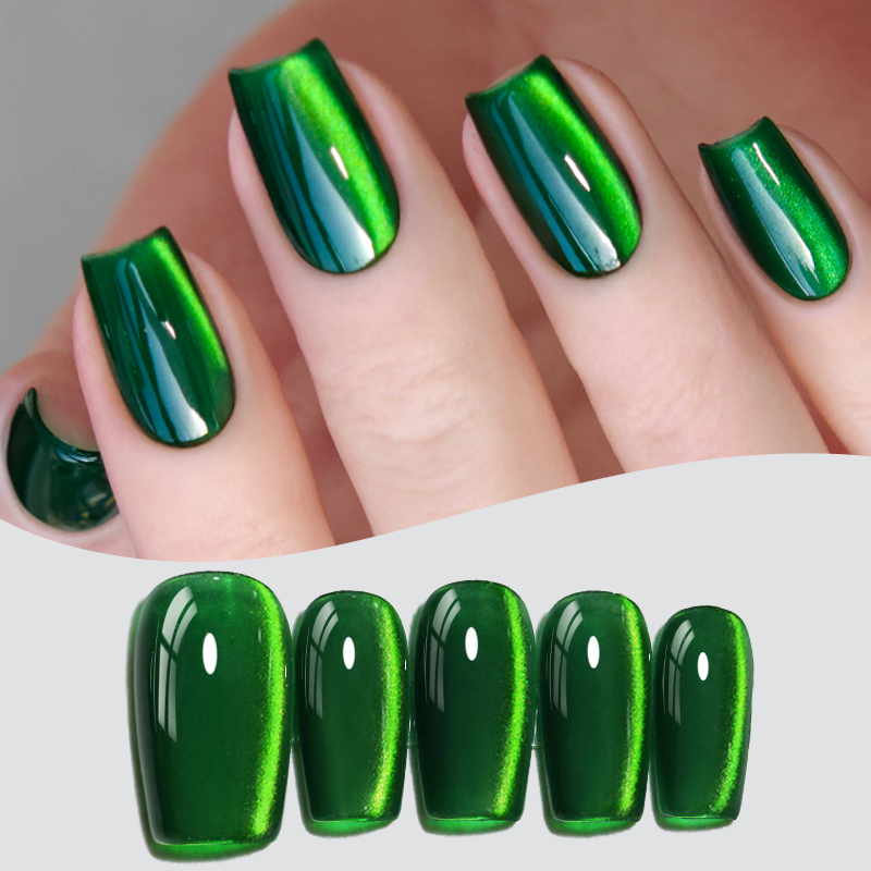 Born Pretty Cat Magnetic UV/LED gél lakk 10 ml - Fruit Basket - MY269 - Imperial Green