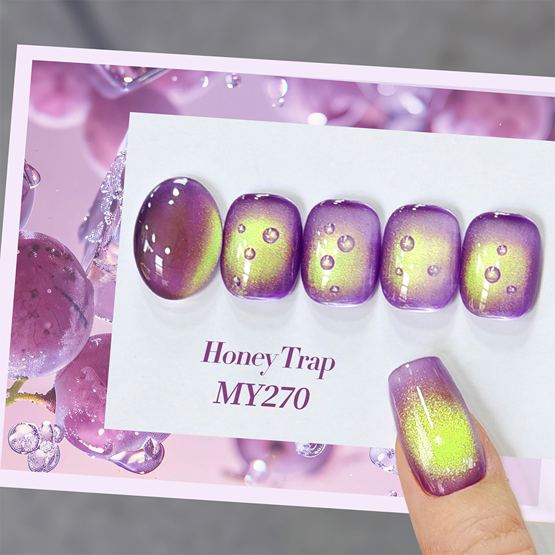 Born Pretty Cat Magnetic UV/LED gél lakk 10 ml - Fruit Basket - MY270 - Honey Trap