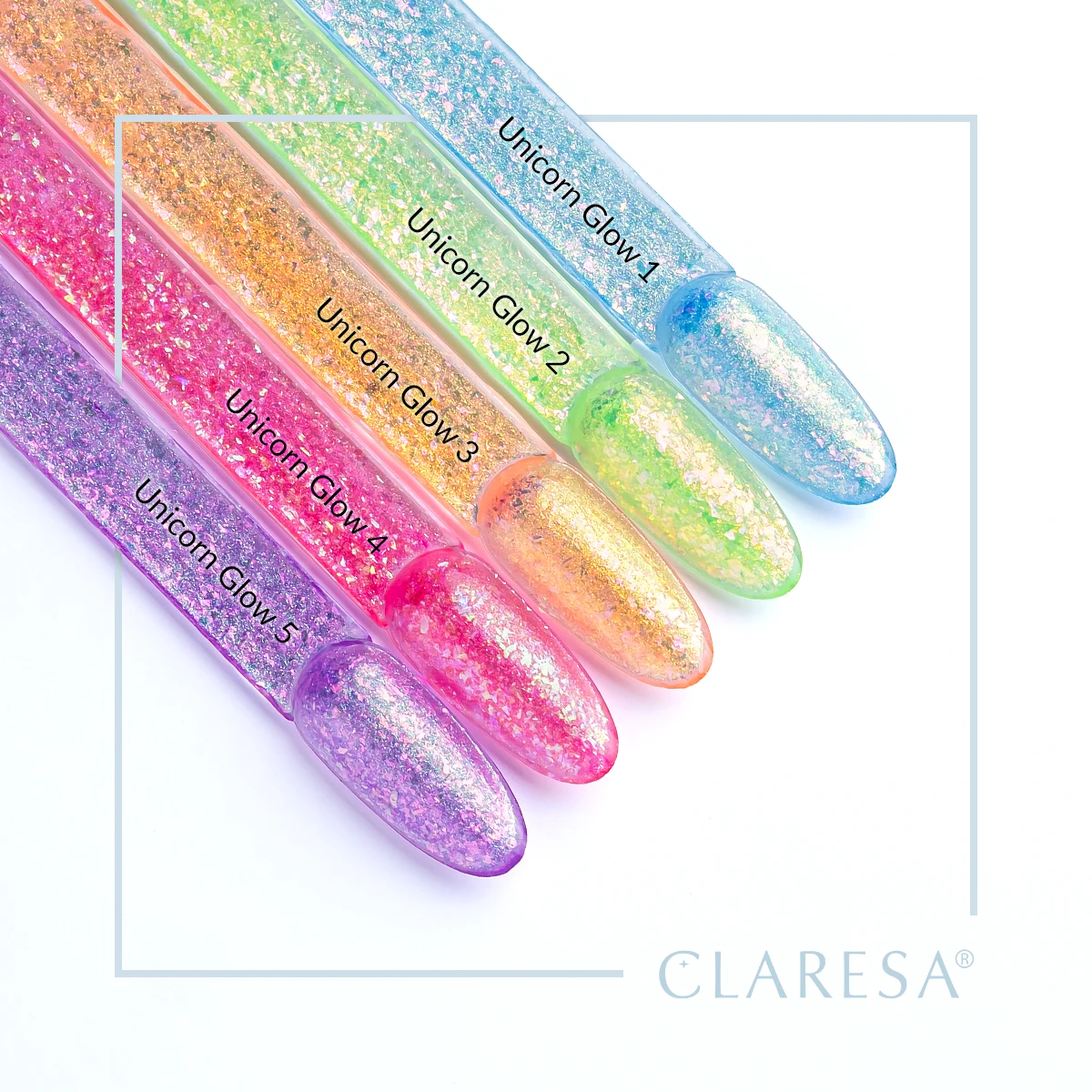 CLARESA UV/LED gél lakk 5g - Unicorn Glow 3