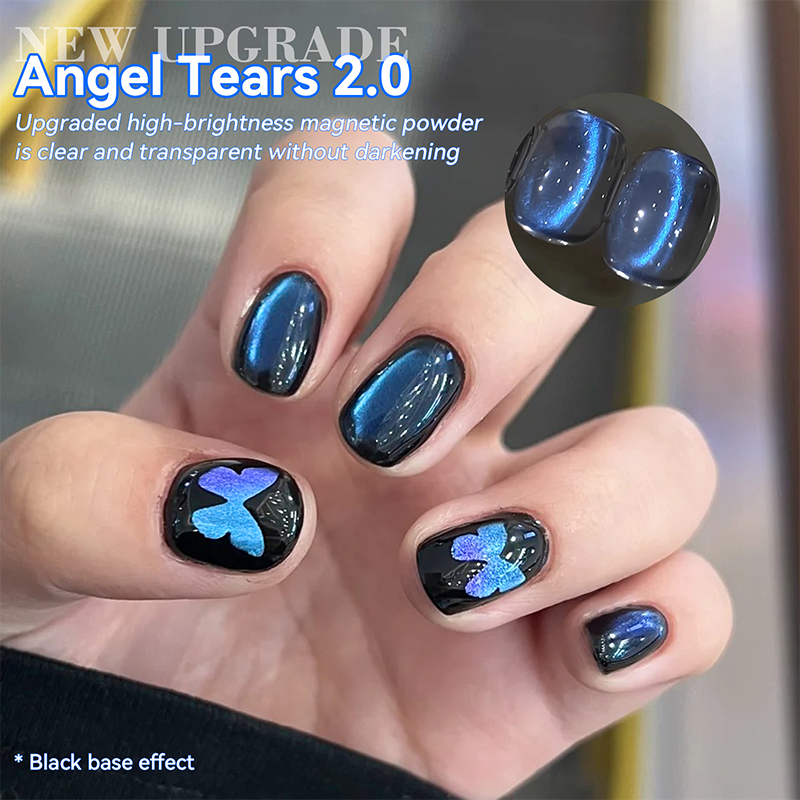 Born Pretty Cat Magnetic UV/LED gél lakk 10 ml - MY304 - Blue Tears