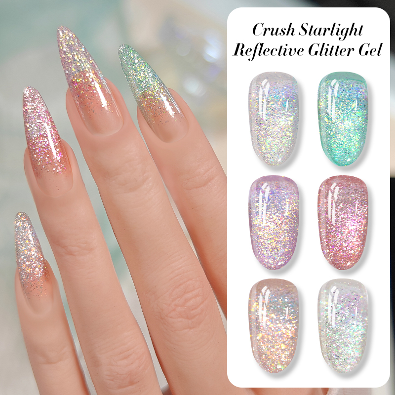 Born Pretty UV/LED gél lakk 10 ml - SZ13 - Crush Starlight