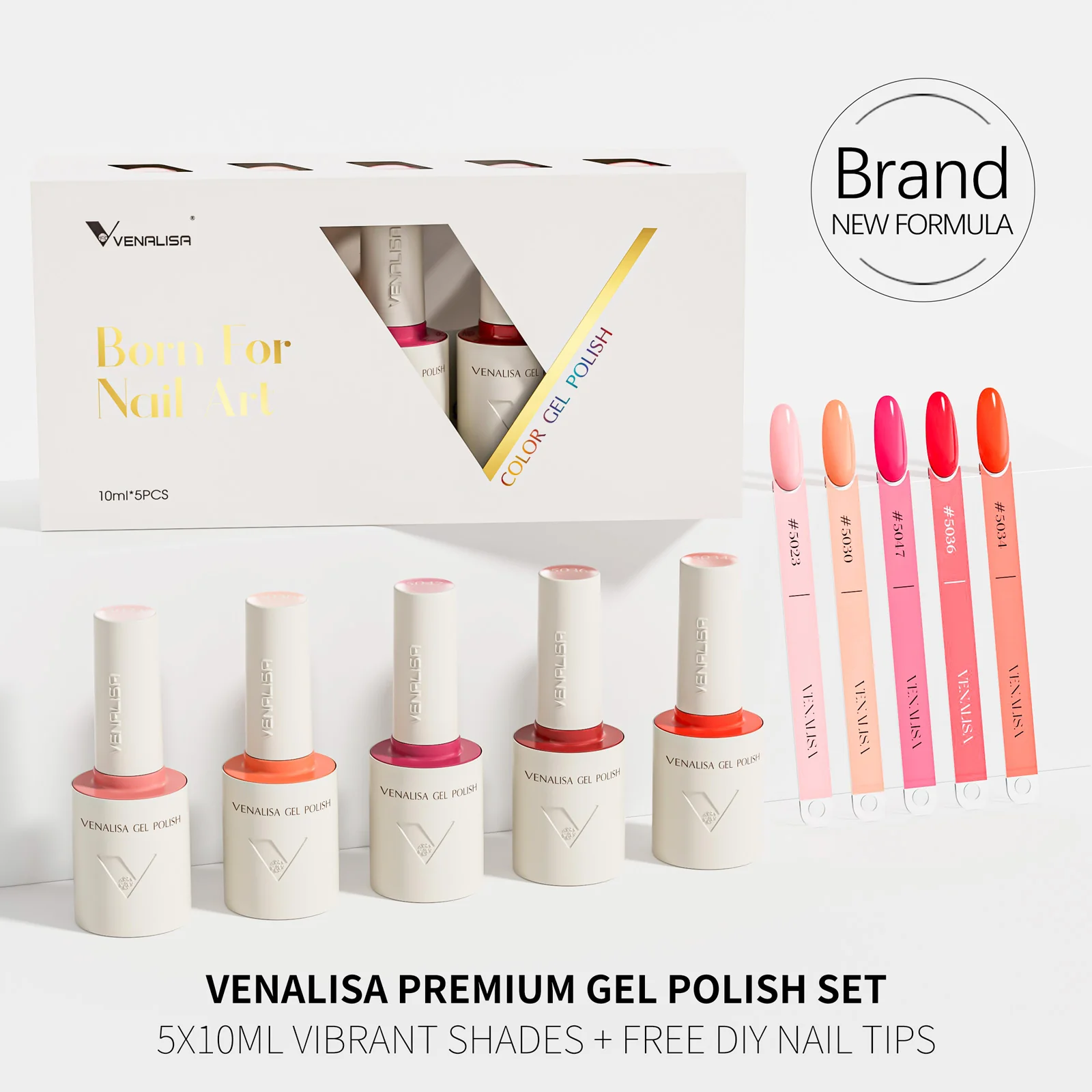 Venalisa 5 db-os UV/LED Gél lakk szett - 5x10 ml - V2501