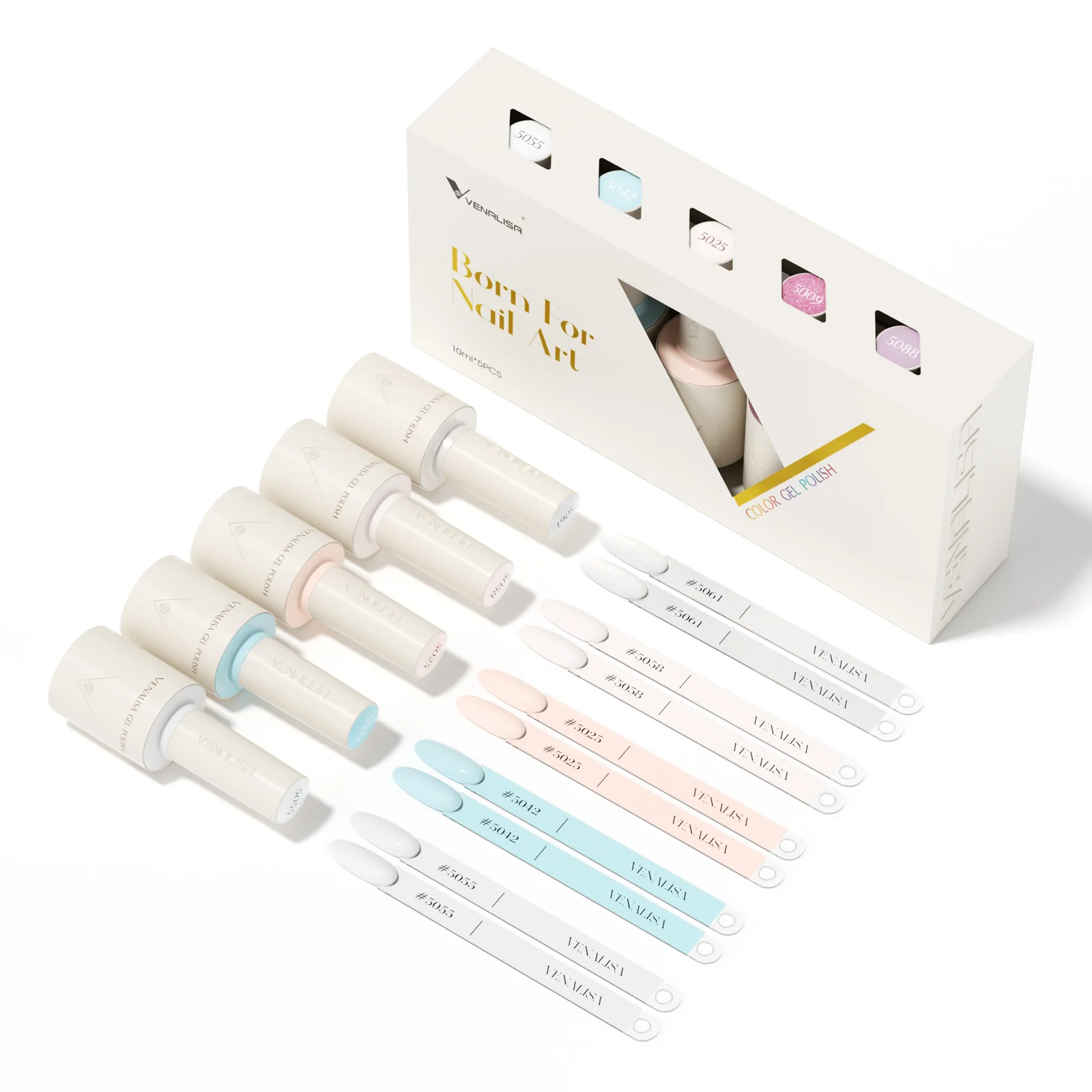Venalisa 5 db-os UV/LED Gél lakk szett - 5x10 ml - V2502