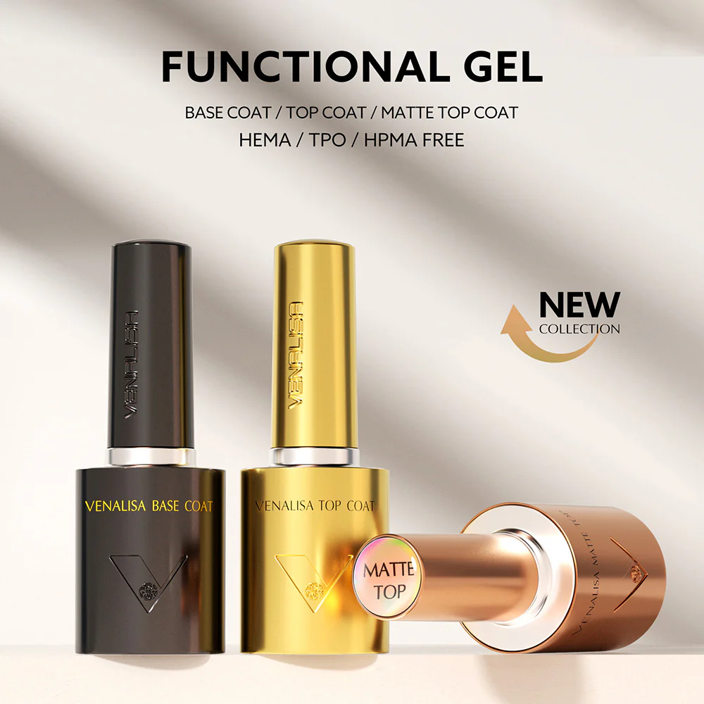 VENALISA - Base Coat + Diamond Top Coat 2x10 ml