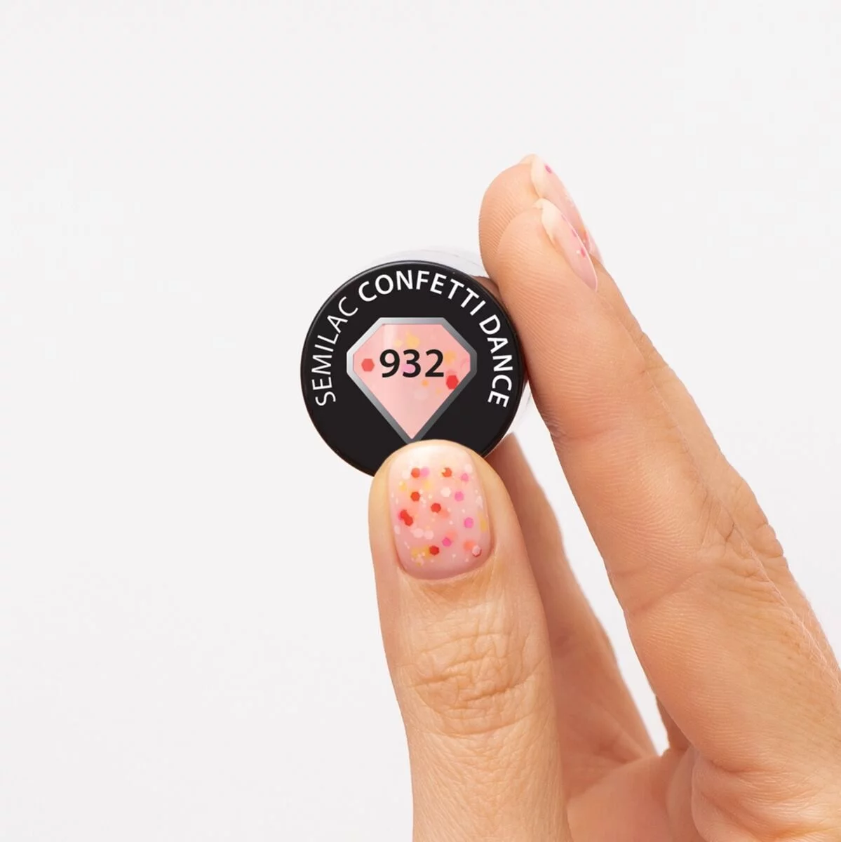 SEMILAC UV/LED Gél Lakk 7ml - 932 - Confetti Dance