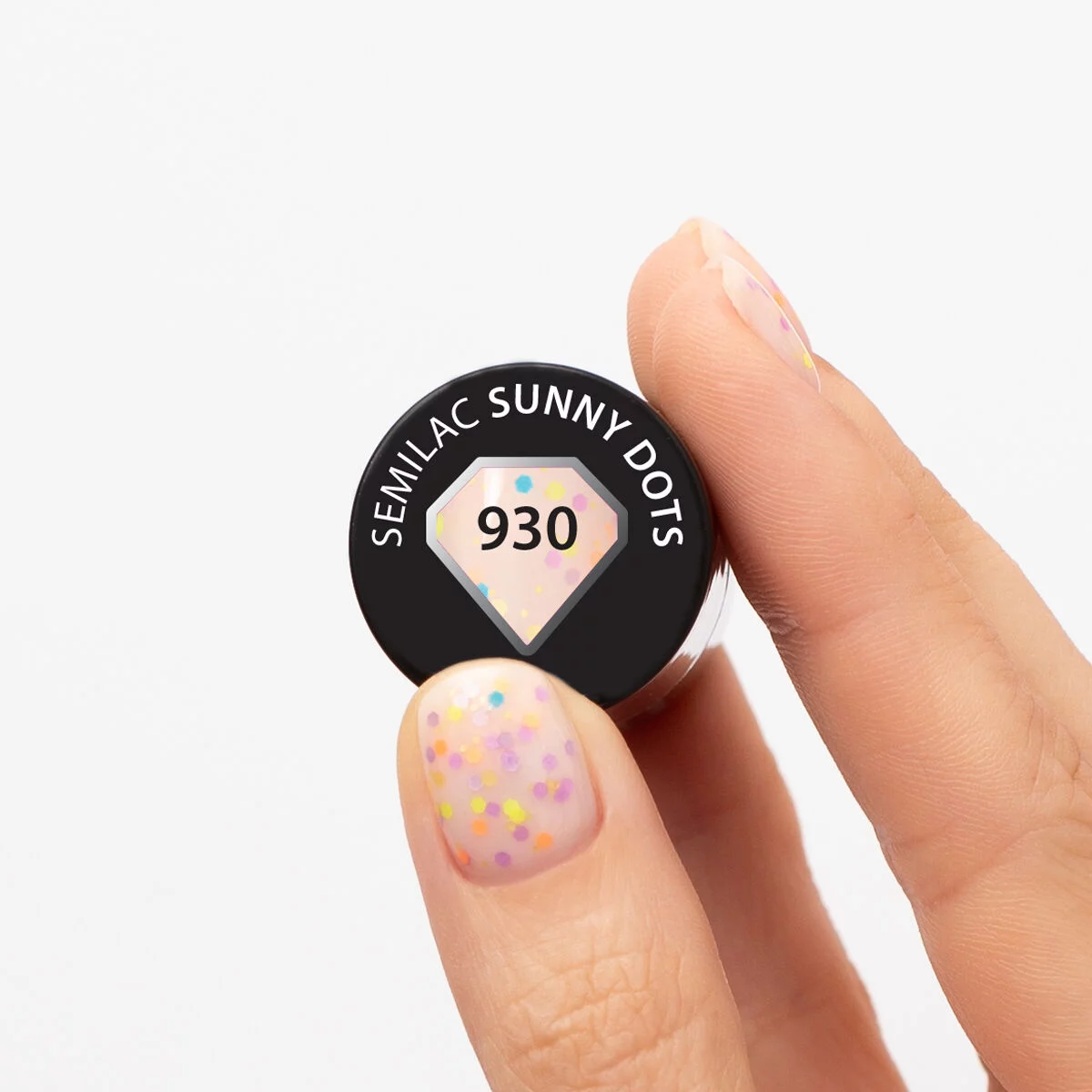SEMILAC UV/LED Gél Lakk 7ml - 930 - Sunny Dots