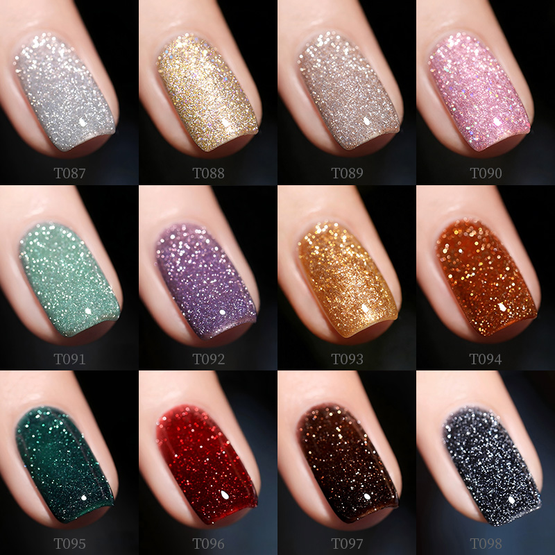 Born Pretty PRO paletta - Reflective Gel - T087-T098