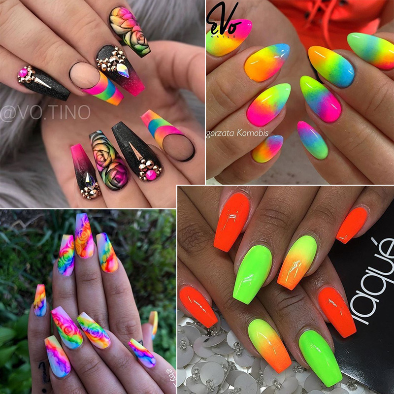 Neon pigment por szett - 12db-os