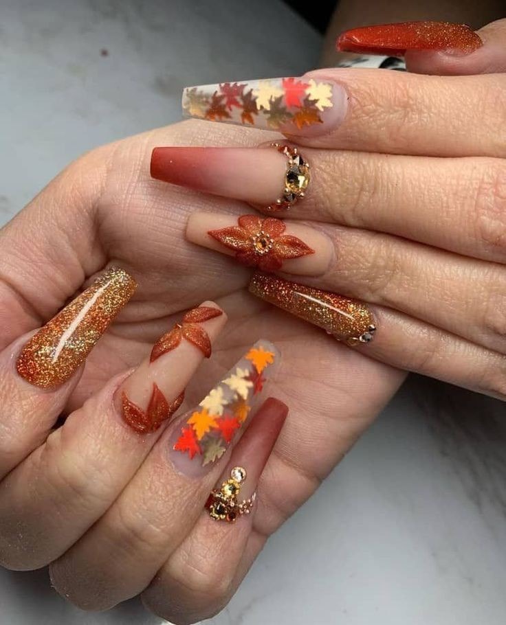 PN Nailfetti - Falevél Flitter