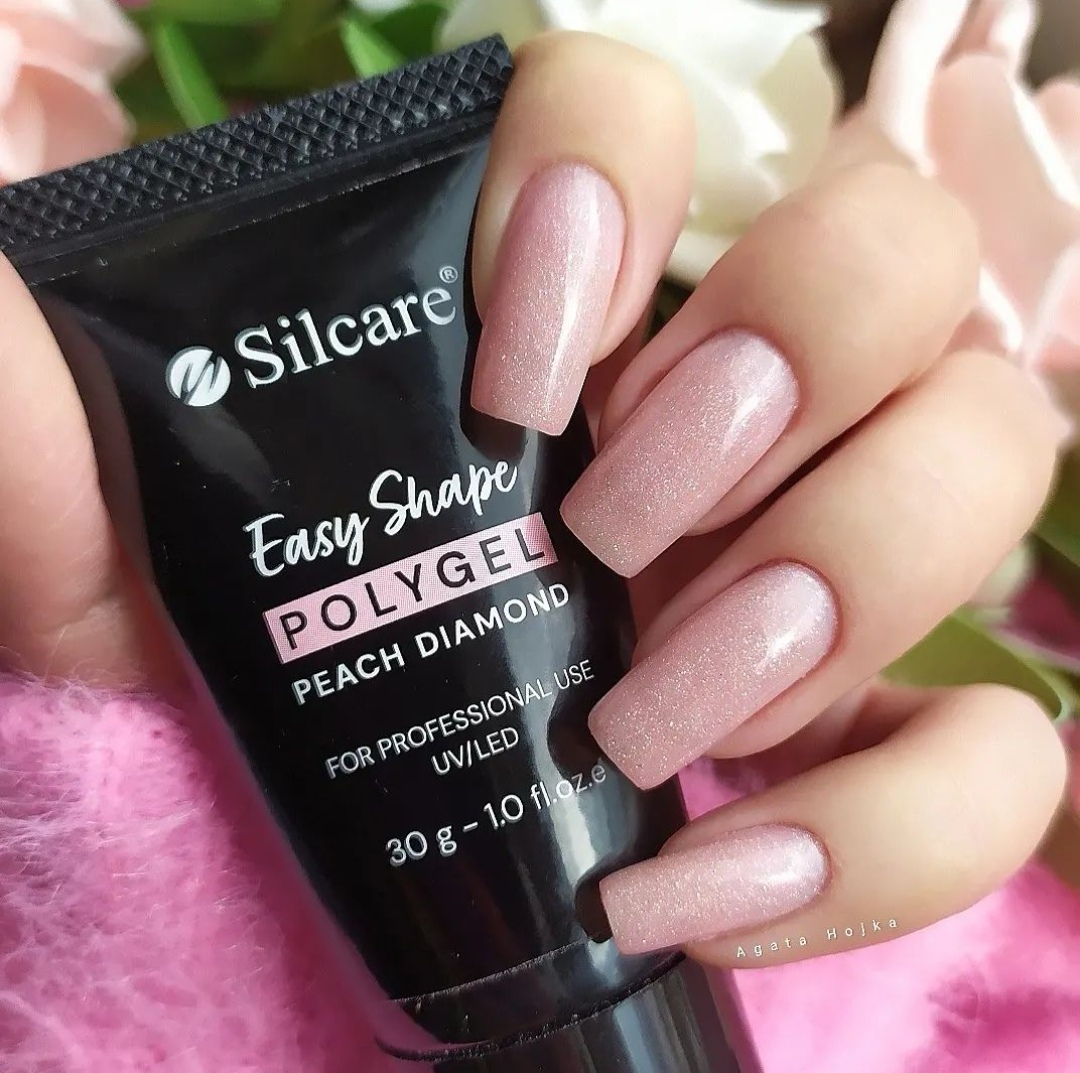 Silcare Easy Shape Poly Gel 30g - Peach Diamond