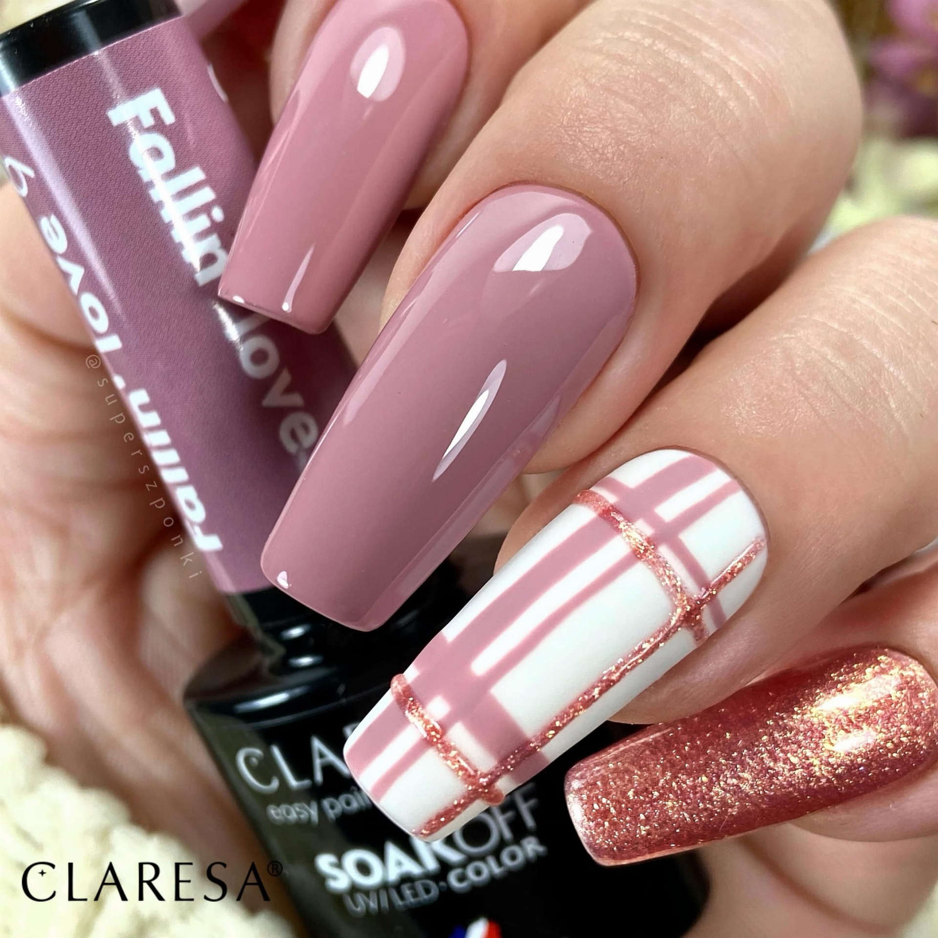 CLARESA UV/LED gél lakk 5g - Fallin' Love 10