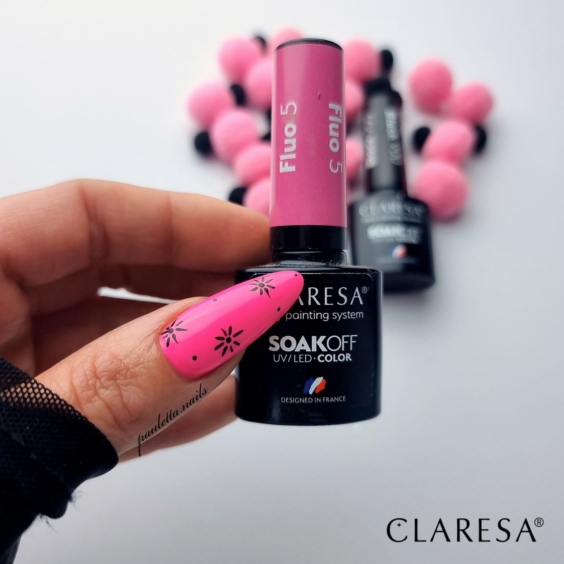 CLARESA UV/LED gél lakk 5g - FLUO 5