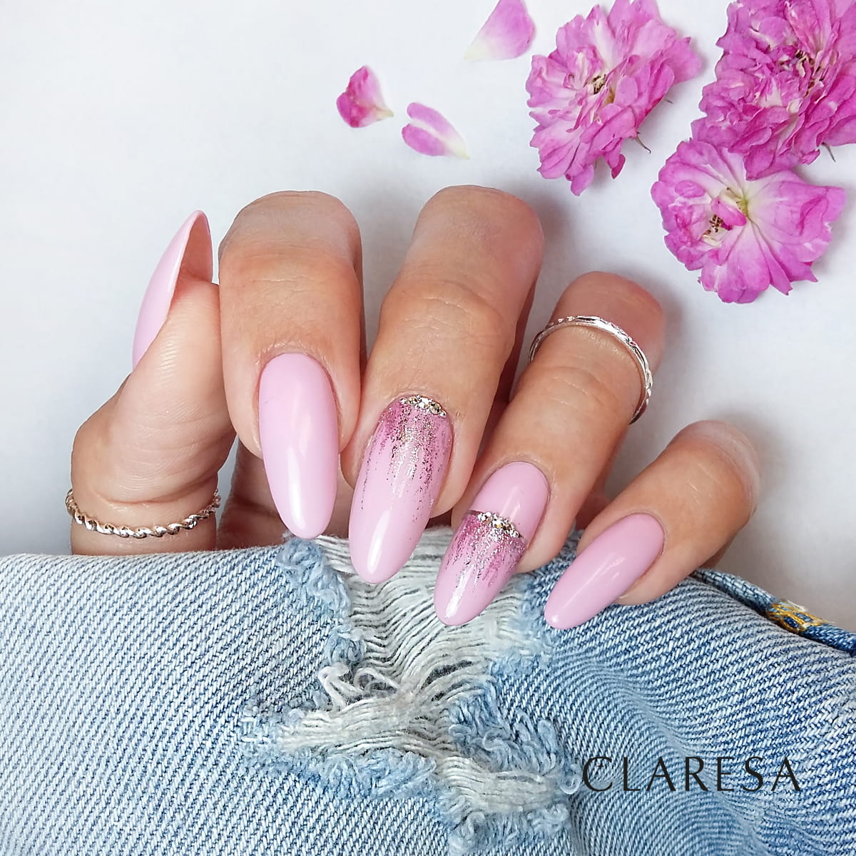 CLARESA UV/LED gél lakk 5g - FULL GLITTER 1