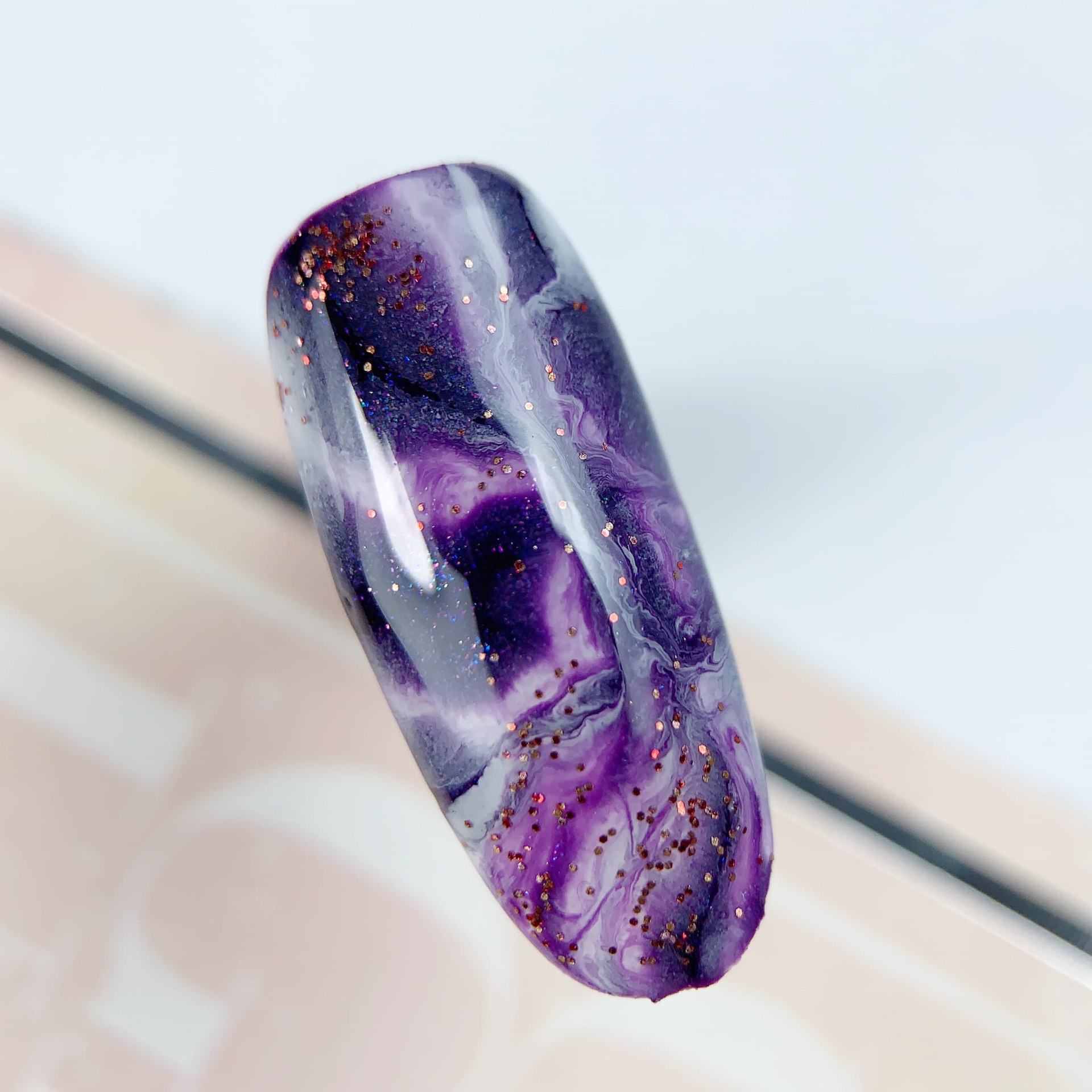 CLARESA UV/LED gél lakk 5g - Galaxy Purple