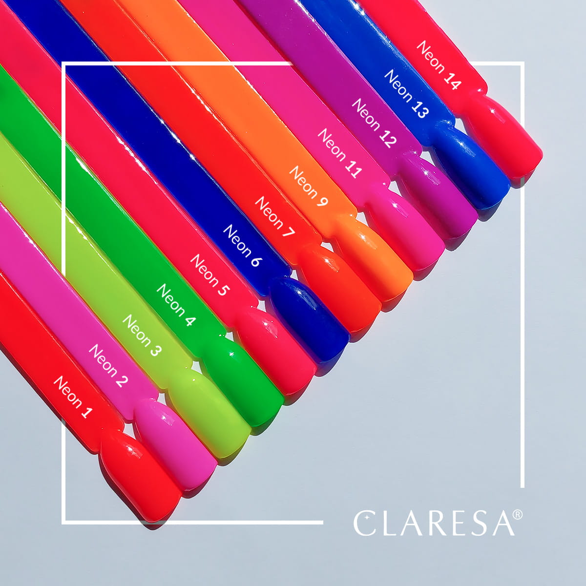 CLARESA UV/LED gél lakk 5g - NEON 2
