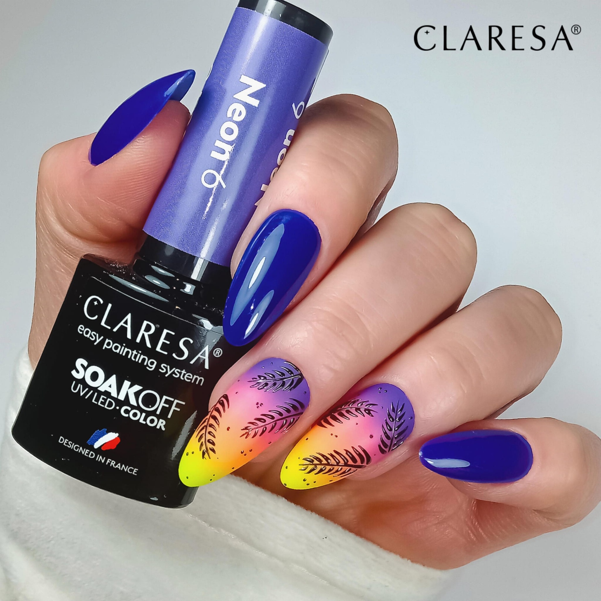 CLARESA UV/LED gél lakk 5g - NEON 3