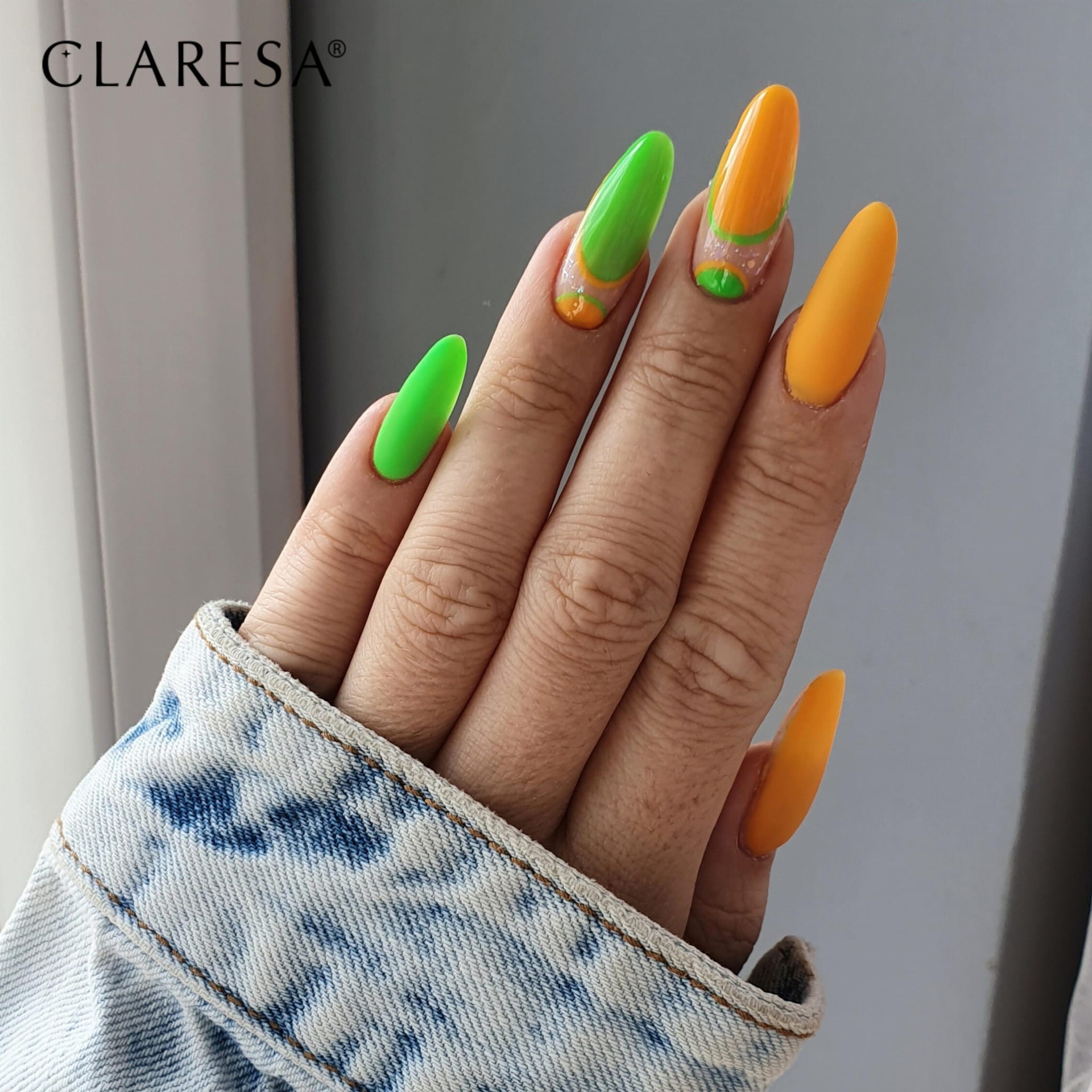 CLARESA UV/LED gél lakk 5g - NEON 4