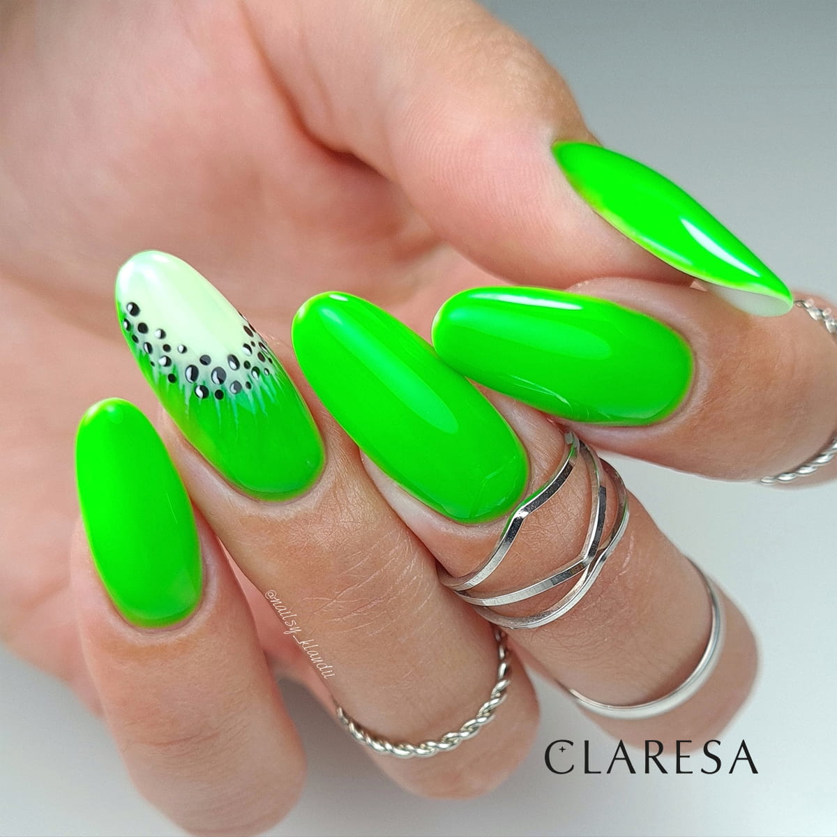 CLARESA UV/LED gél lakk 5g - NEON 4