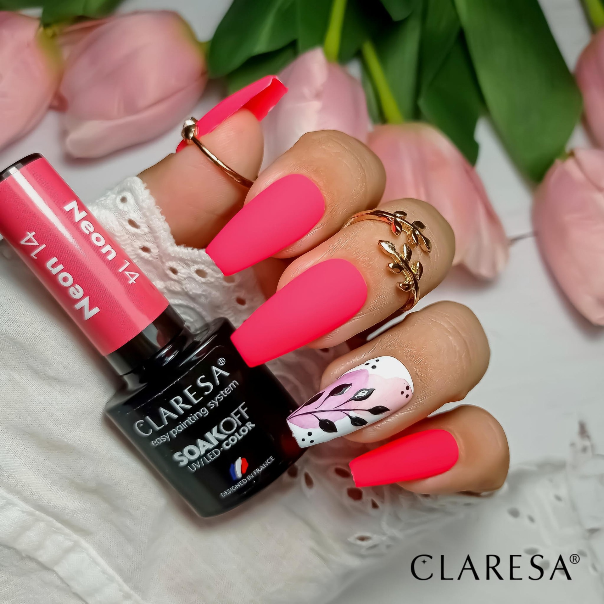 CLARESA UV/LED gél lakk 5g - NEON 14