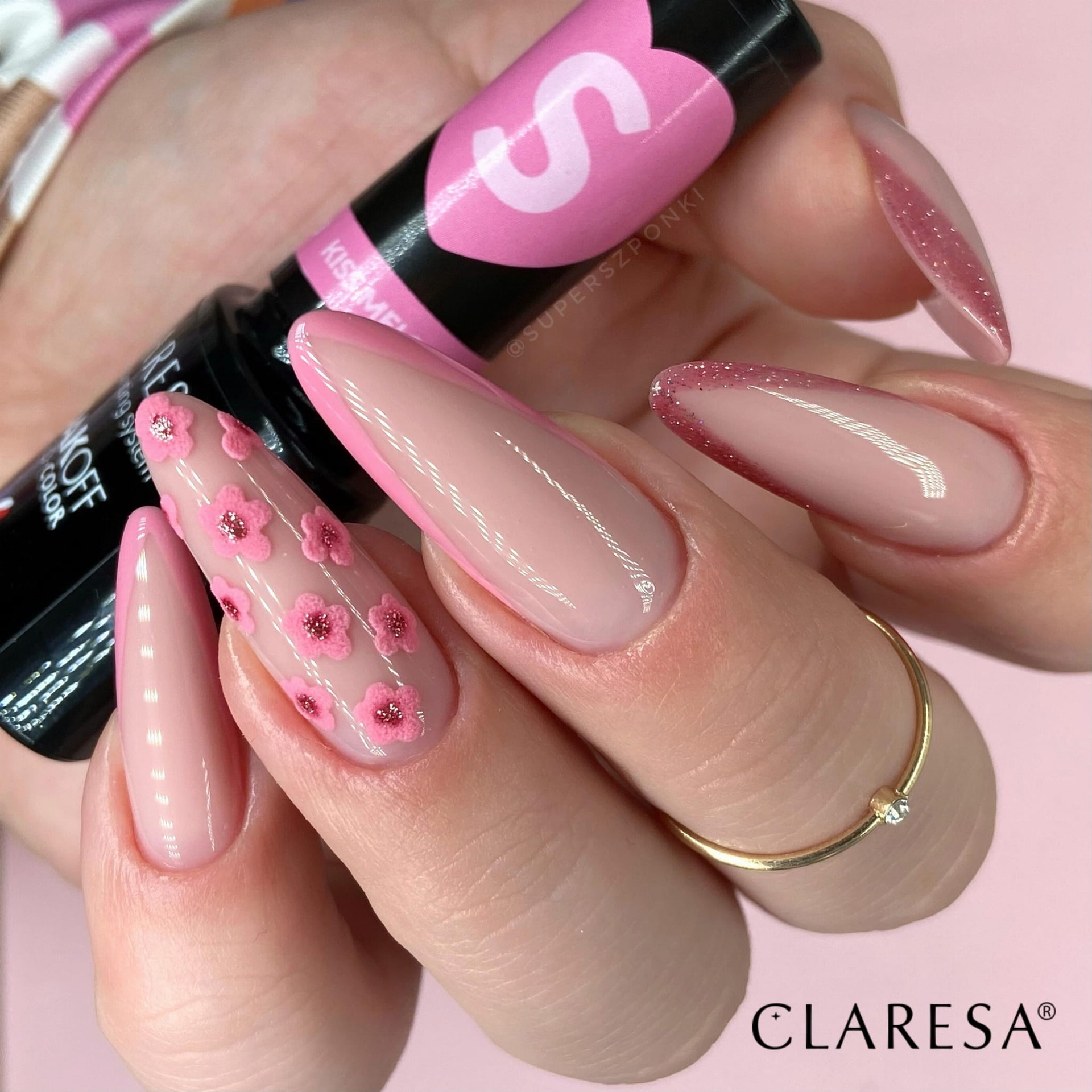 CLARESA UV/LED gél lakk 5g -  Kiss Me! 3