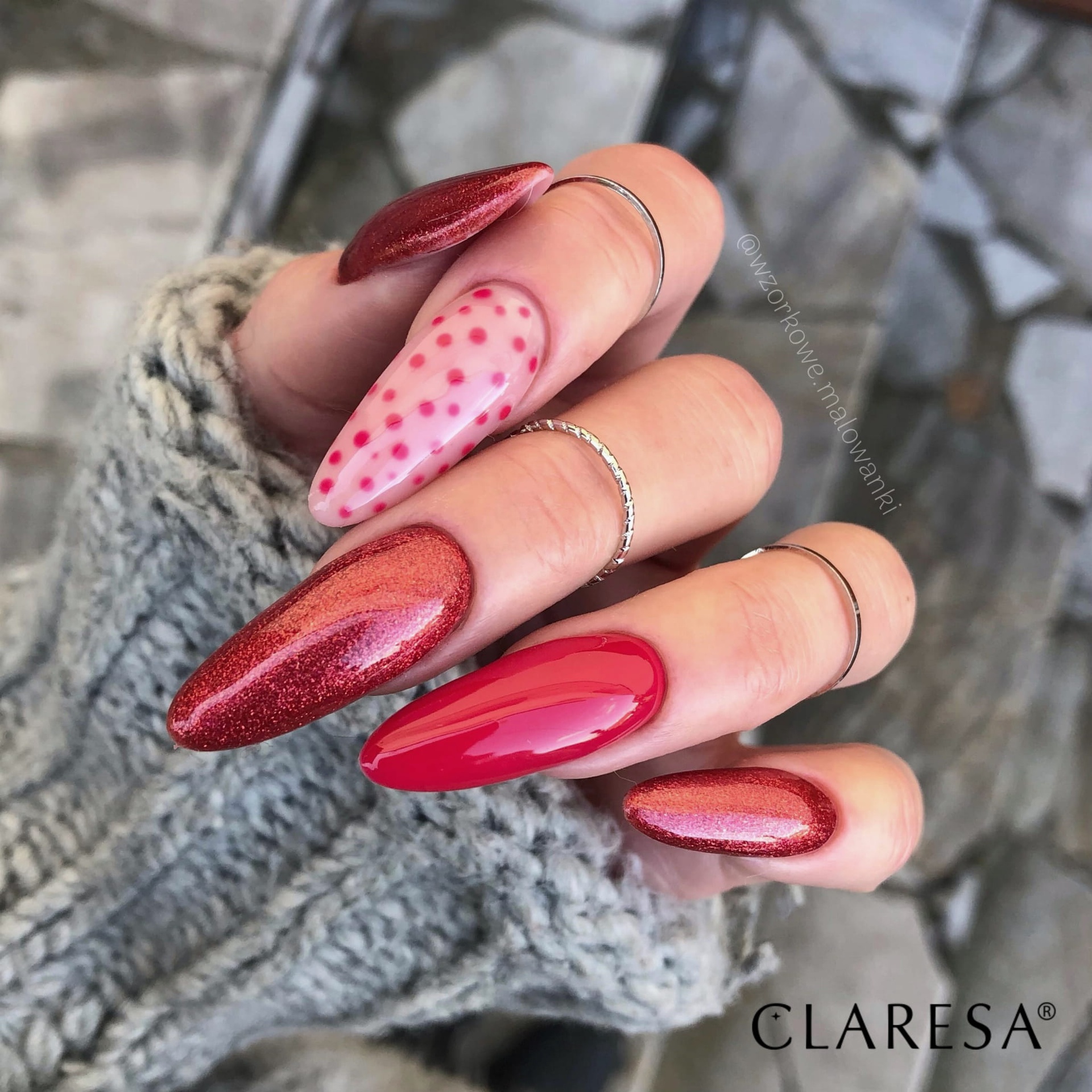 CLARESA UV/LED gél lakk 5g -  Kiss Me! 7