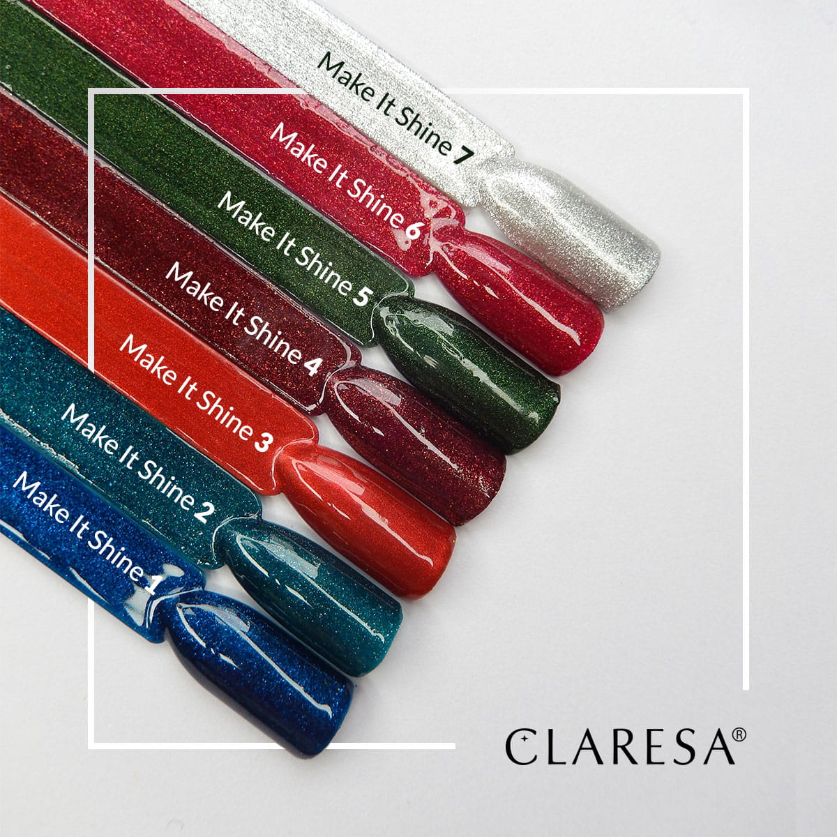 CLARESA UV/LED gél lakk 5g - Make It Shine! 1
