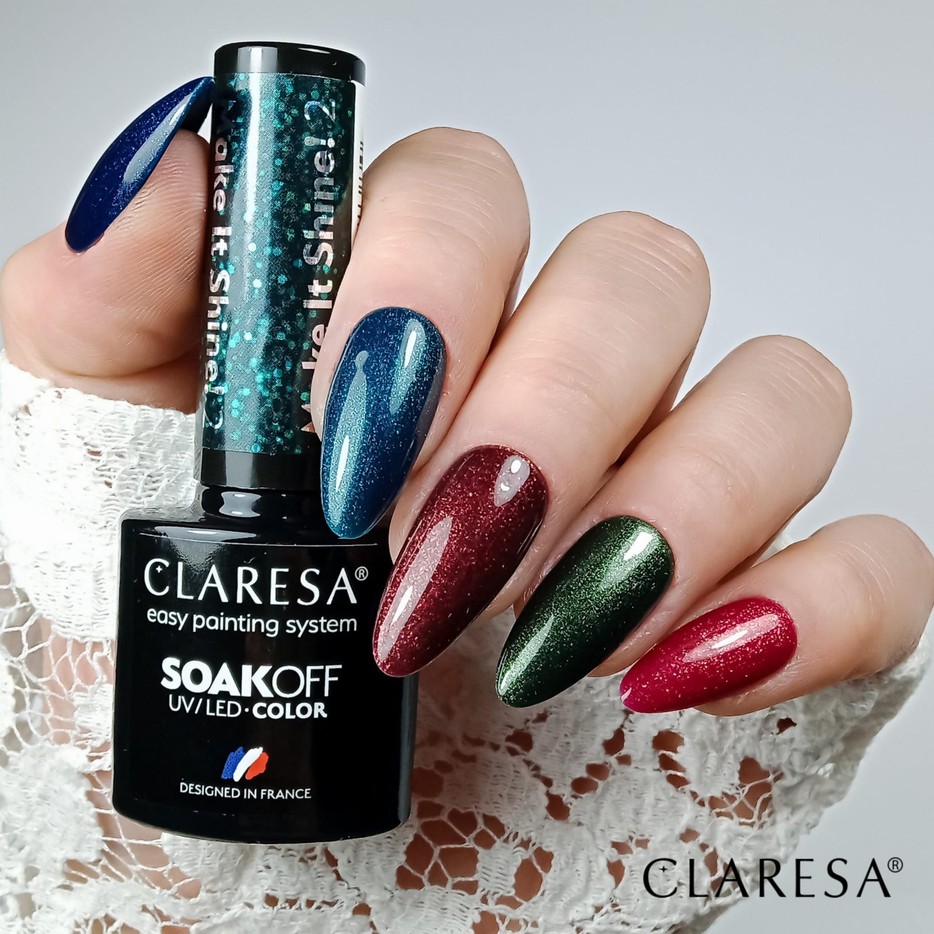 CLARESA UV/LED gél lakk 5g - Make It Shine! 1