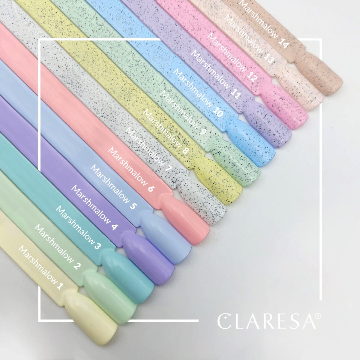 CLARESA UV/LED gél lakk 5g - MARSHMALLOW 8