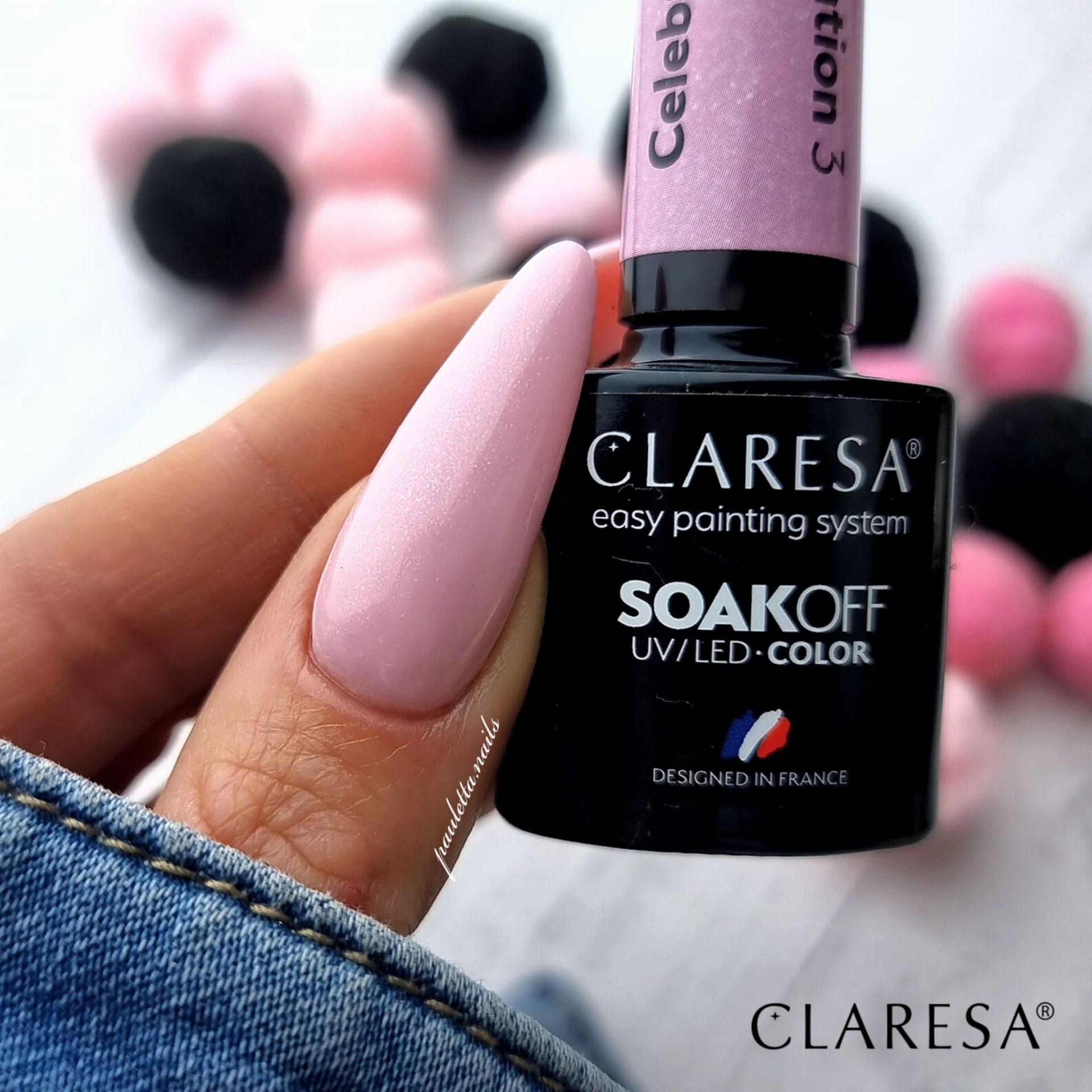 CLARESA UV/LED gél lakk 5g - CELEBRATION 3