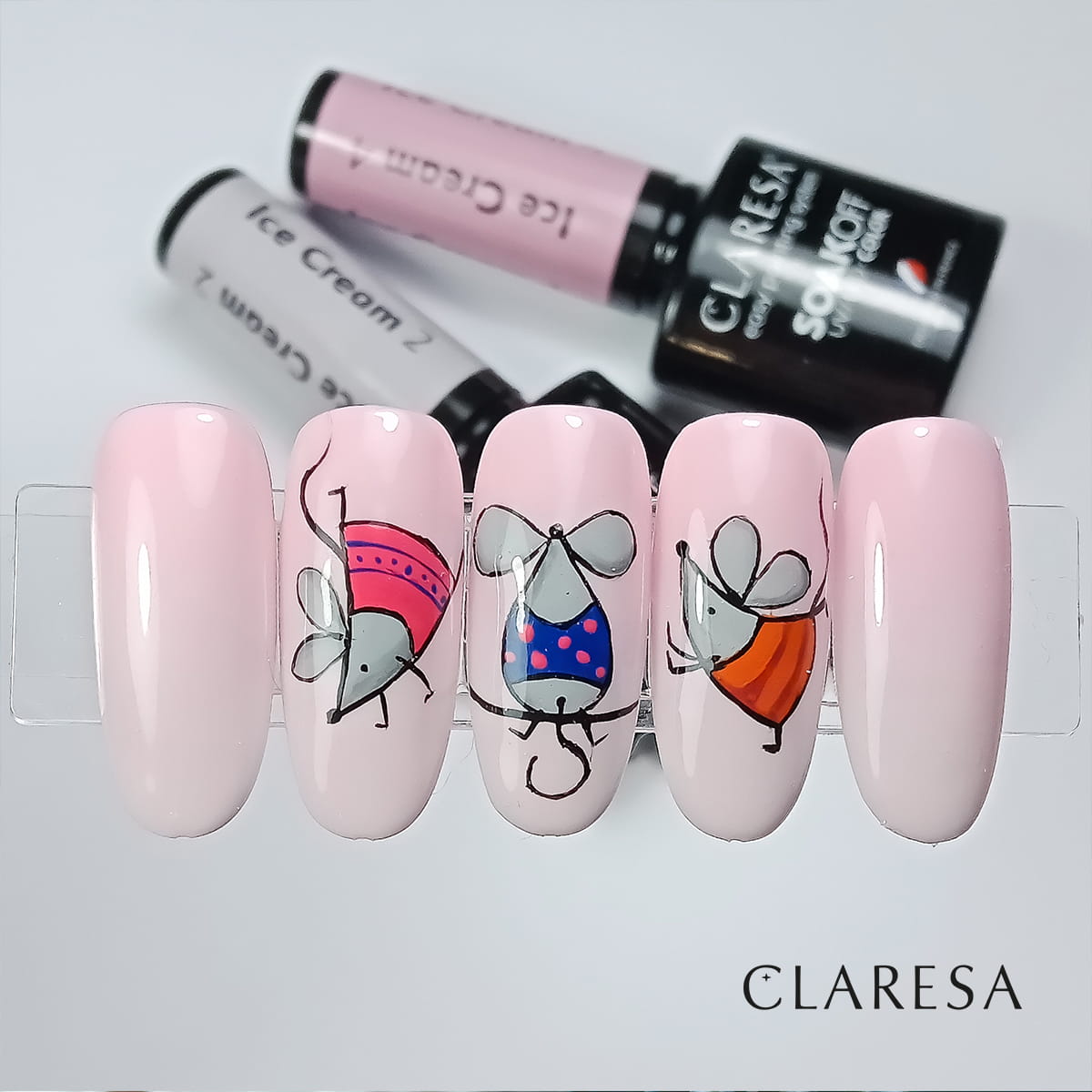 CLARESA UV/LED gél lakk 5g - Ice Cream 4