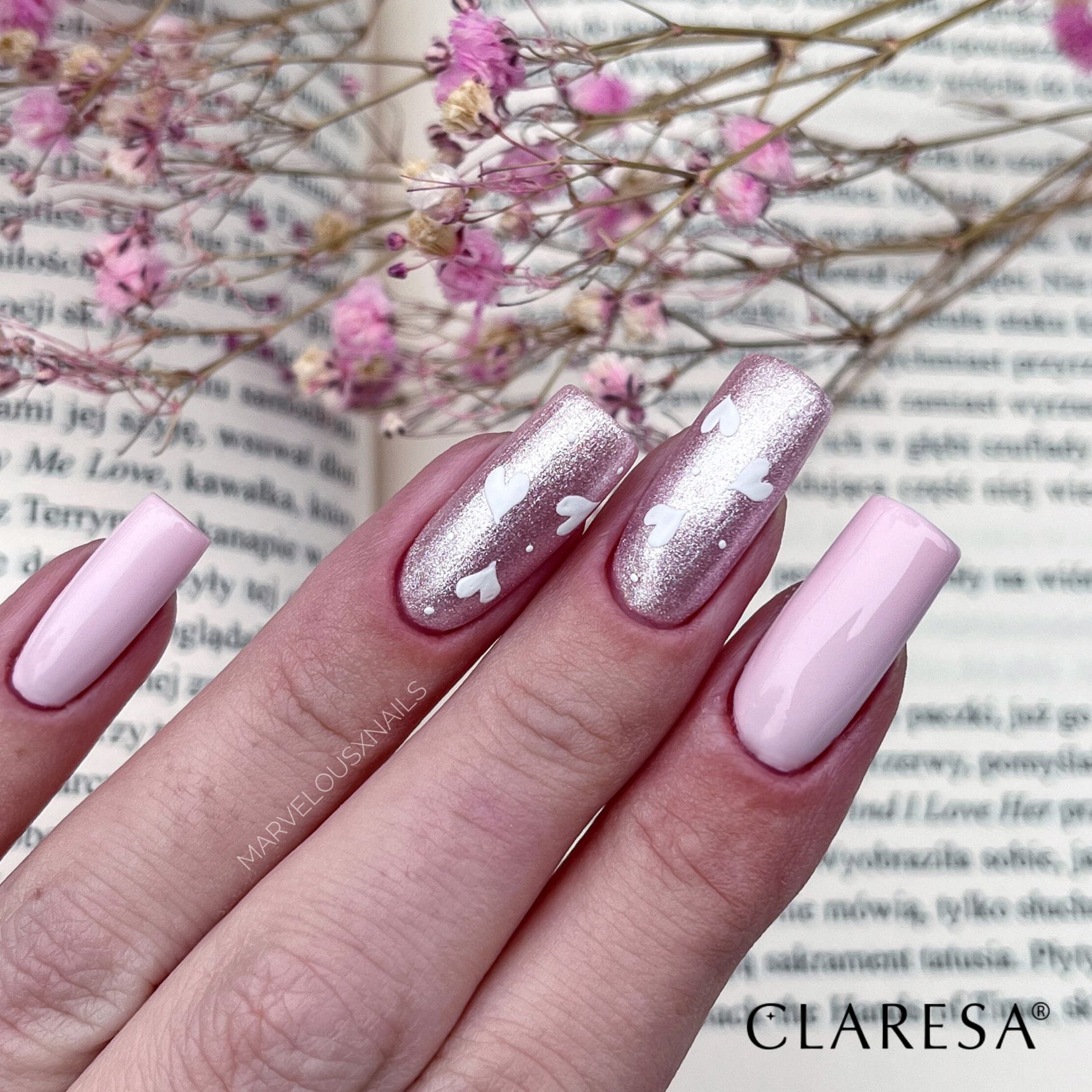 CLARESA UV/LED gél lakk 5g - LOVE STORY 3