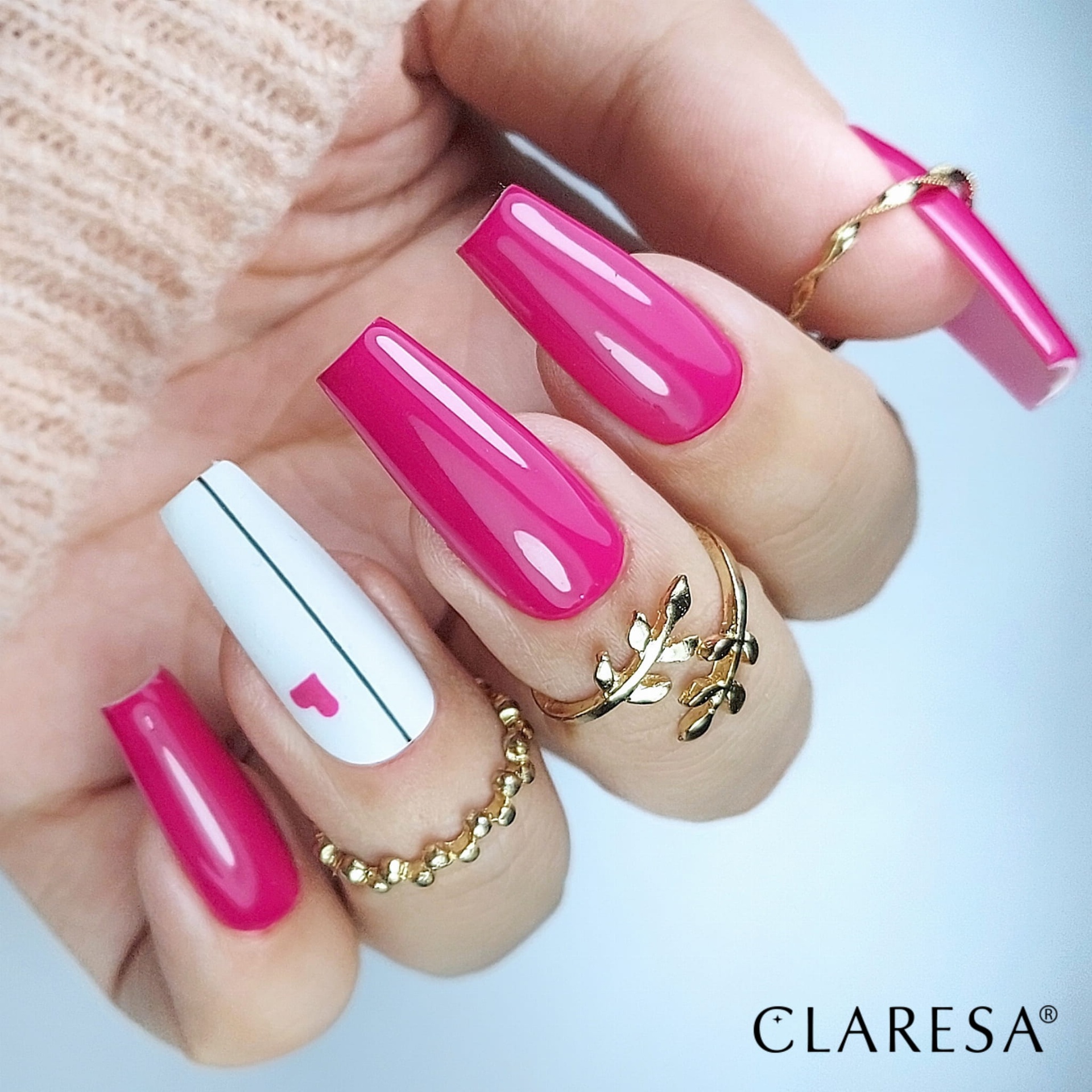 CLARESA UV/LED gél lakk 5g - LOVE STORY 5