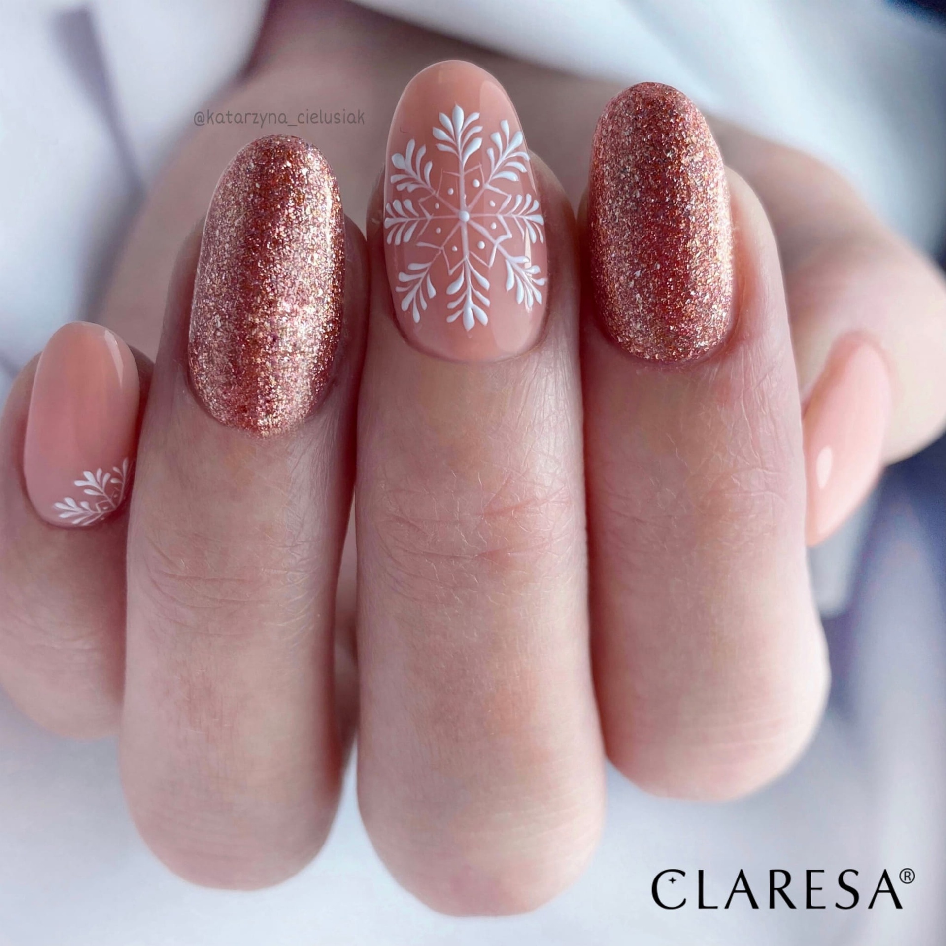 CLARESA UV/LED gél lakk 5g - FULL GLITTER 8