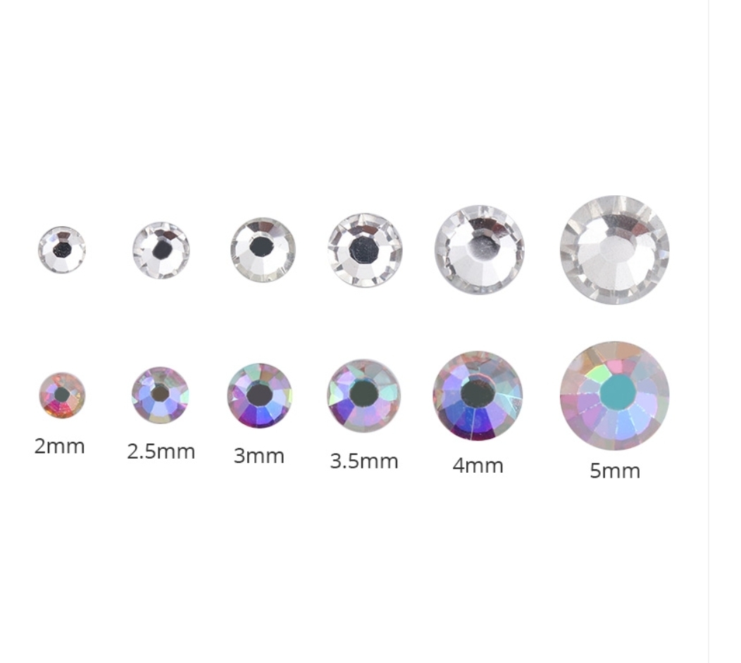 Körömdíszítő strasszkövek boxban - 460 db - Crystal & Crystal AB