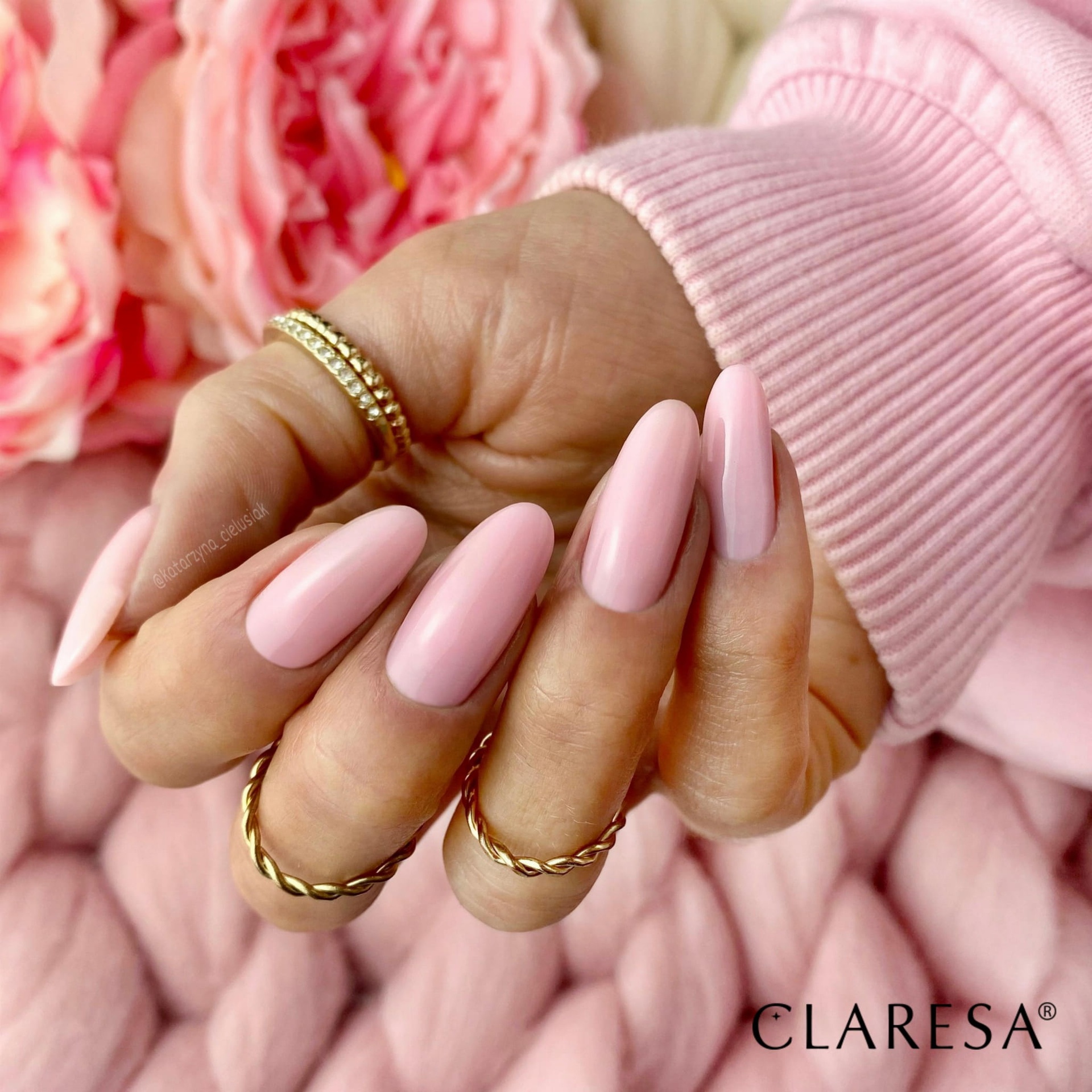 CLARESA Soft&Easy Builder Gél 45g - Baby Pink