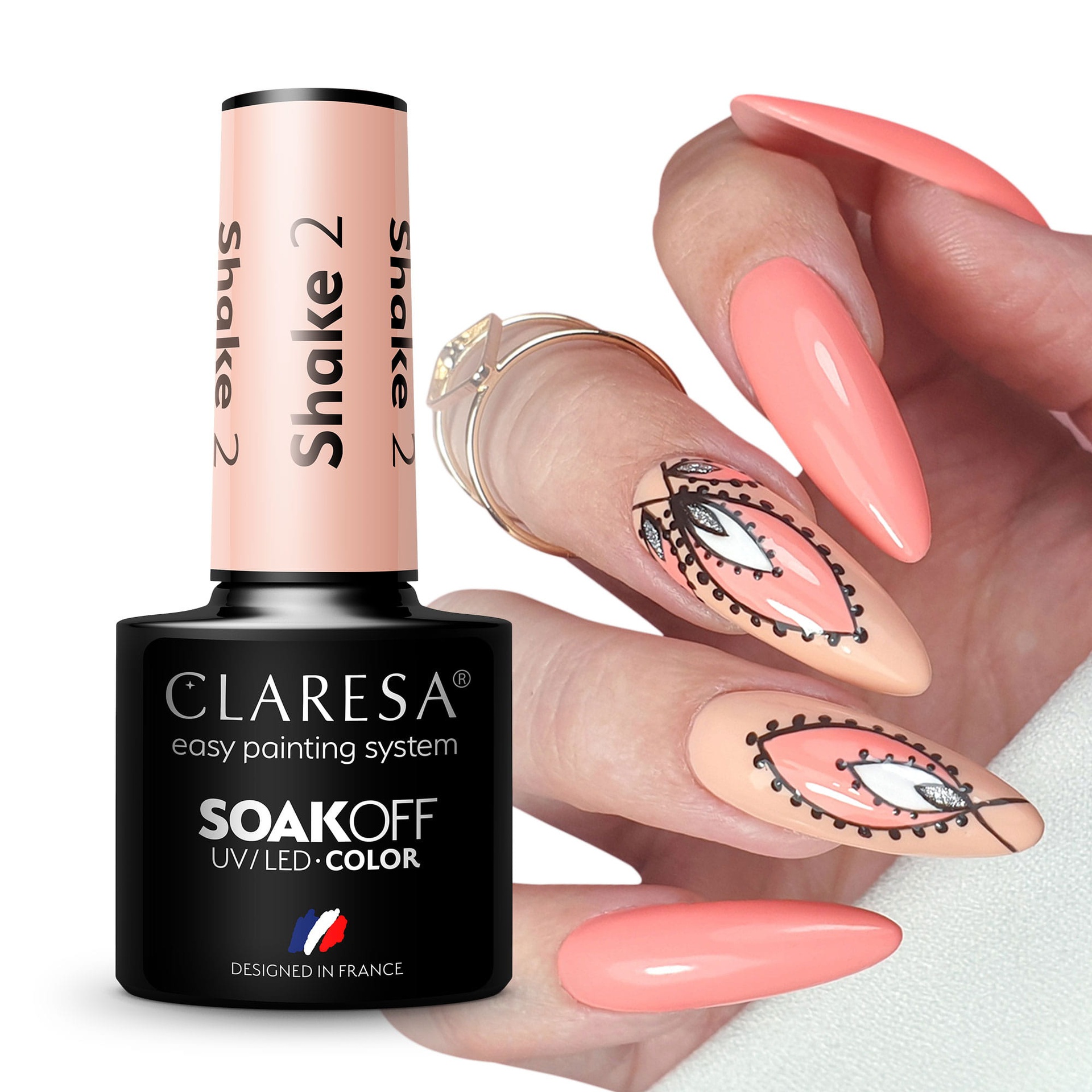 CLARESA UV/LED gél lakk 5g - SHAKE 2