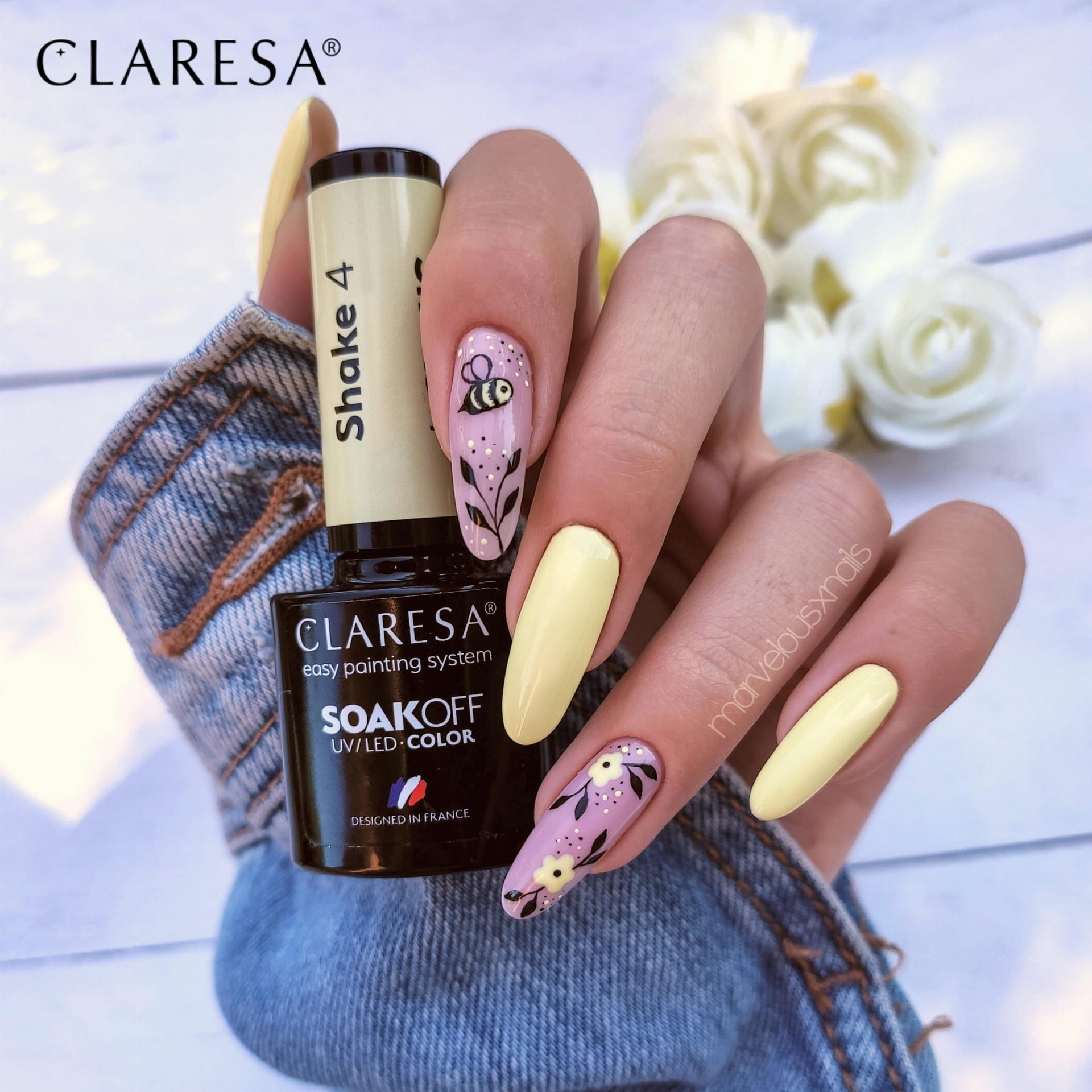 CLARESA UV/LED gél lakk 5g - SHAKE 4