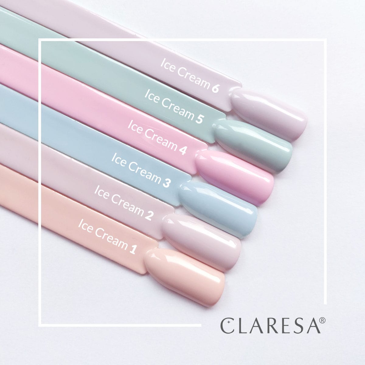 CLARESA UV/LED gél lakk 5g - Ice Cream 2