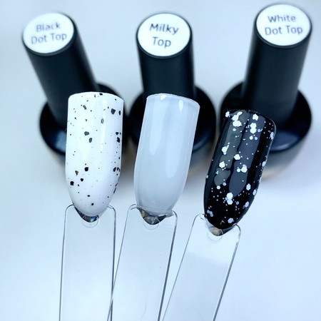 MAKEAR No Wipe Top - Dots Black 8ml