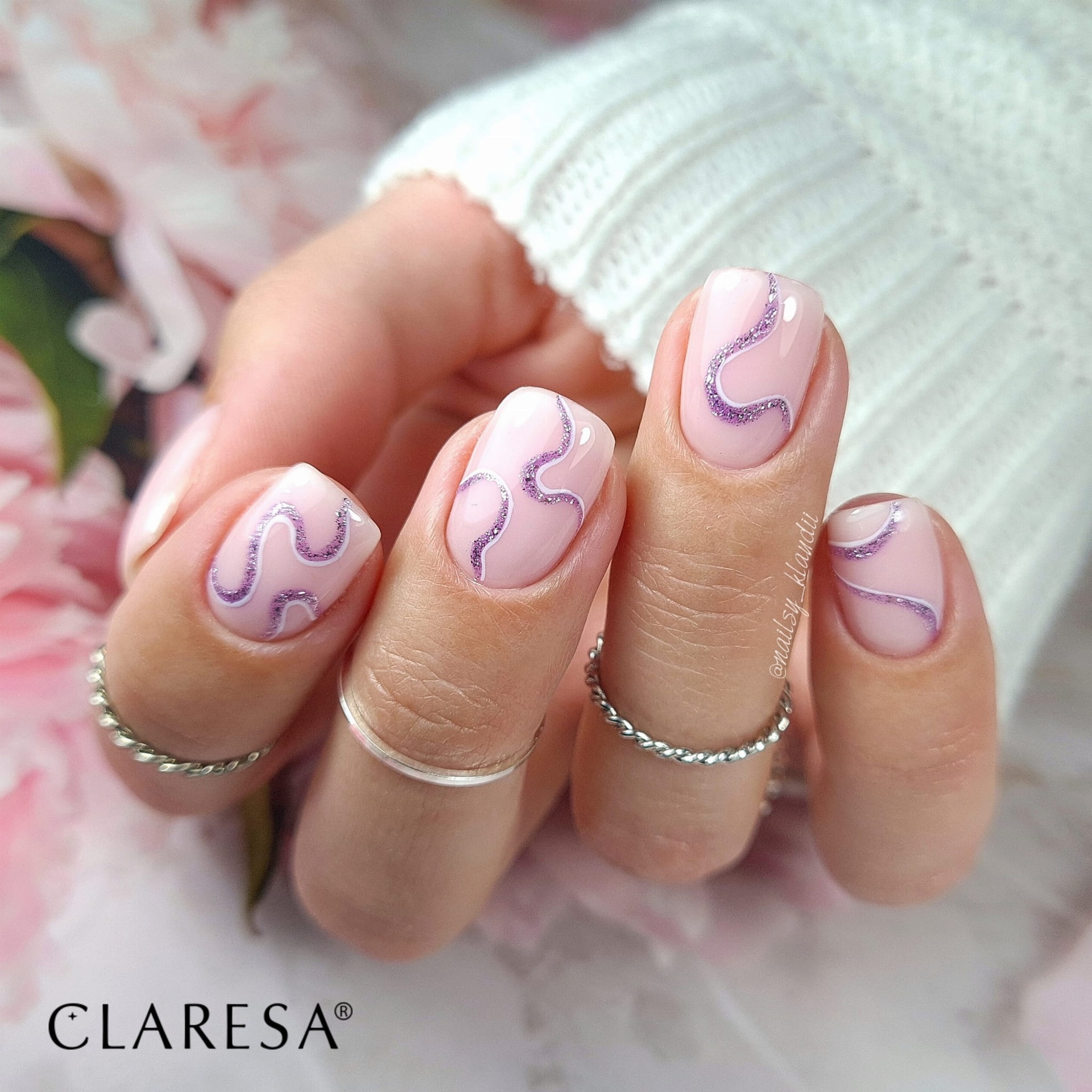 CLARESA Soft&Easy Builder Gél 12g - Milky Pink