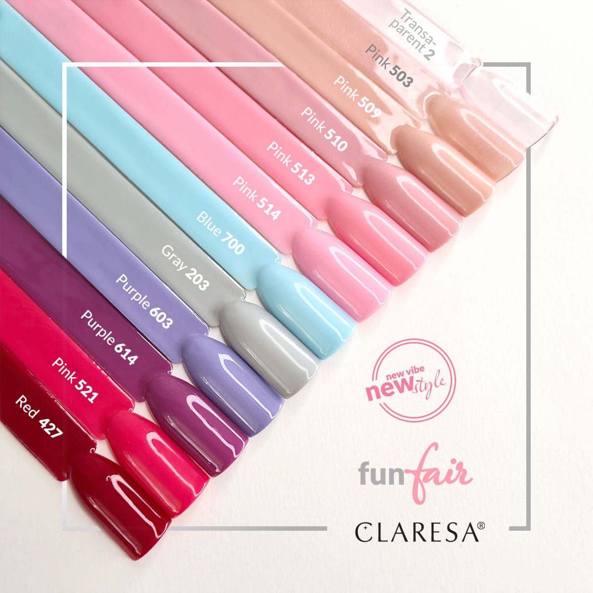 CLARESA UV/LED gél lakk 5g Blue No.700